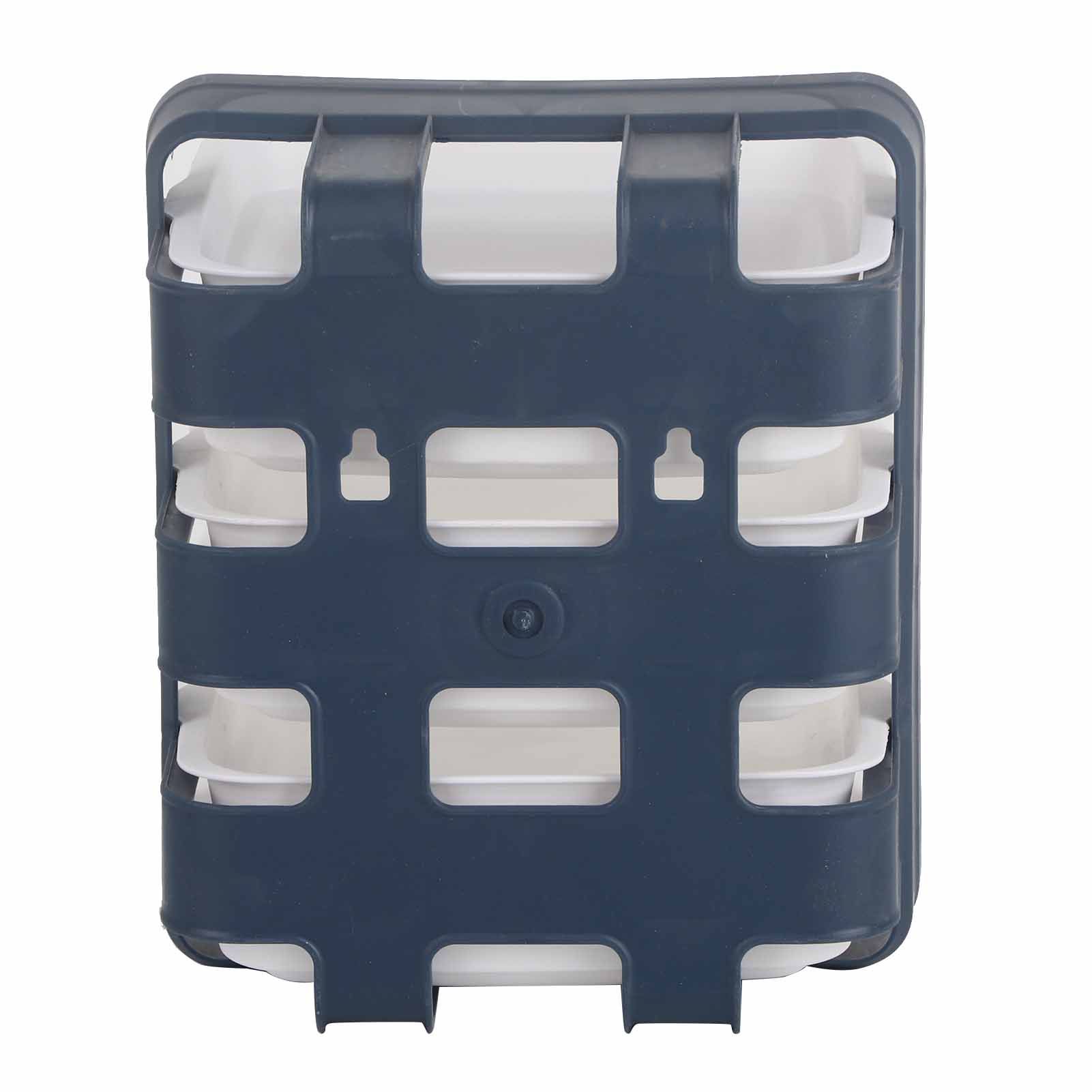 Preparation Plate PP Multilayer Multifunctional Household Vegetable Fruit Preparation Tray for Hotpot Blue 6 Layers - Image 5