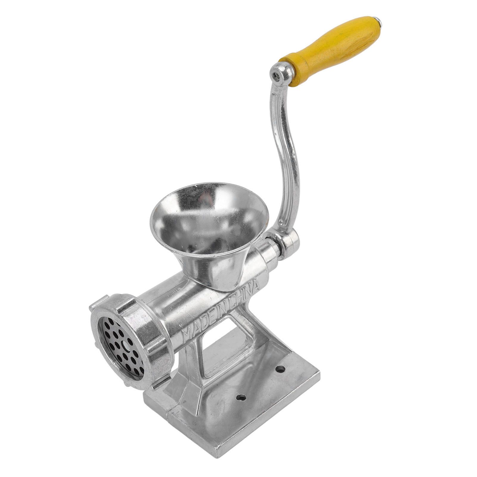 Manual Meat Grinder Silver Simple Operation Small Meat Mincer with Handle for Home Kitchen Restaurants Butcher Shops - Image 5