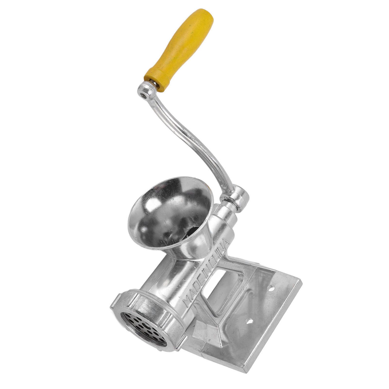 Manual Meat Grinder Silver Simple Operation Small Meat Mincer with Handle for Home Kitchen Restaurants Butcher Shops - Image 8