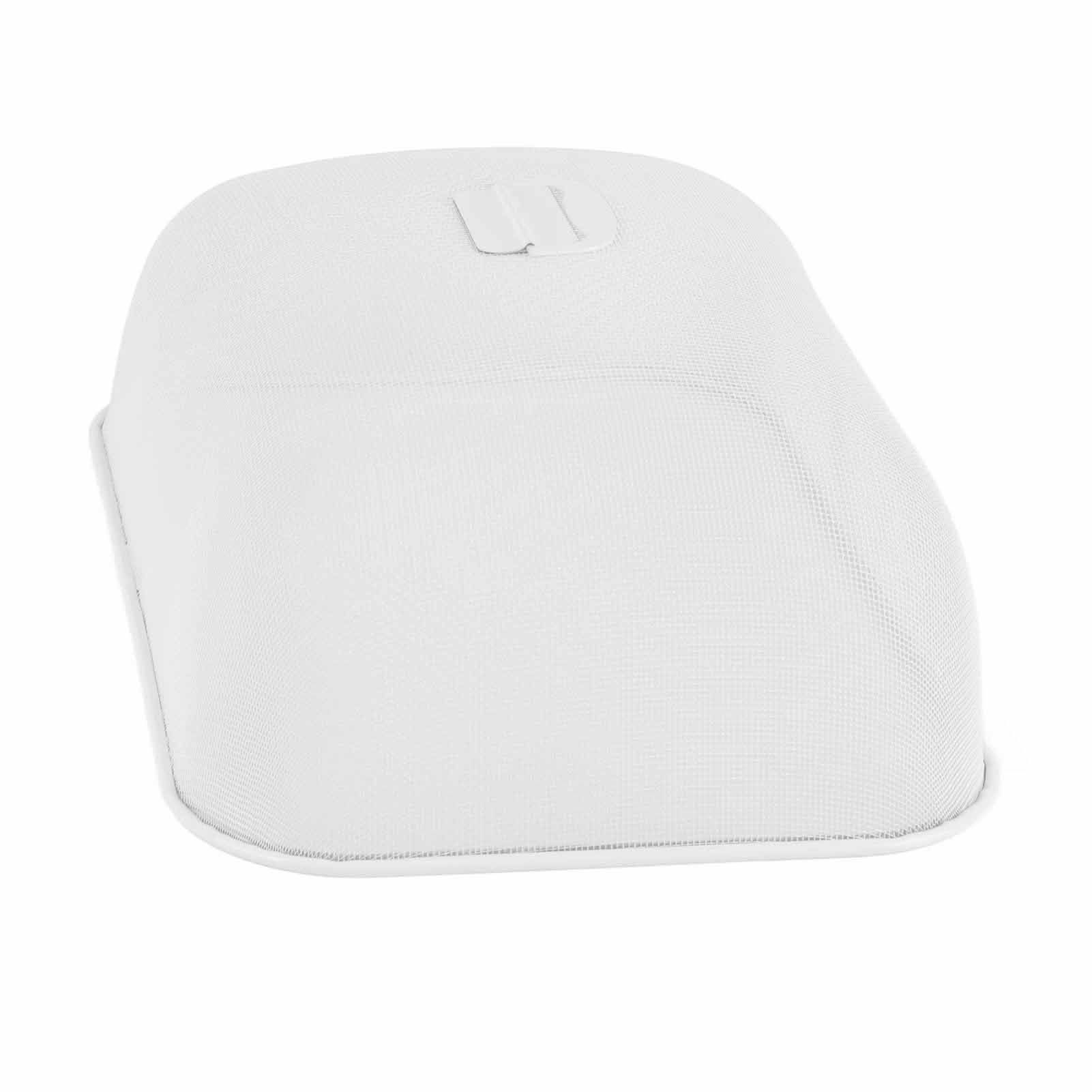 Food Cover Dense Mesh Design 180 Degree Rotatable Simple Iron Food Screen with Handle for Home Dining Room White Rectangle Large - Image 5
