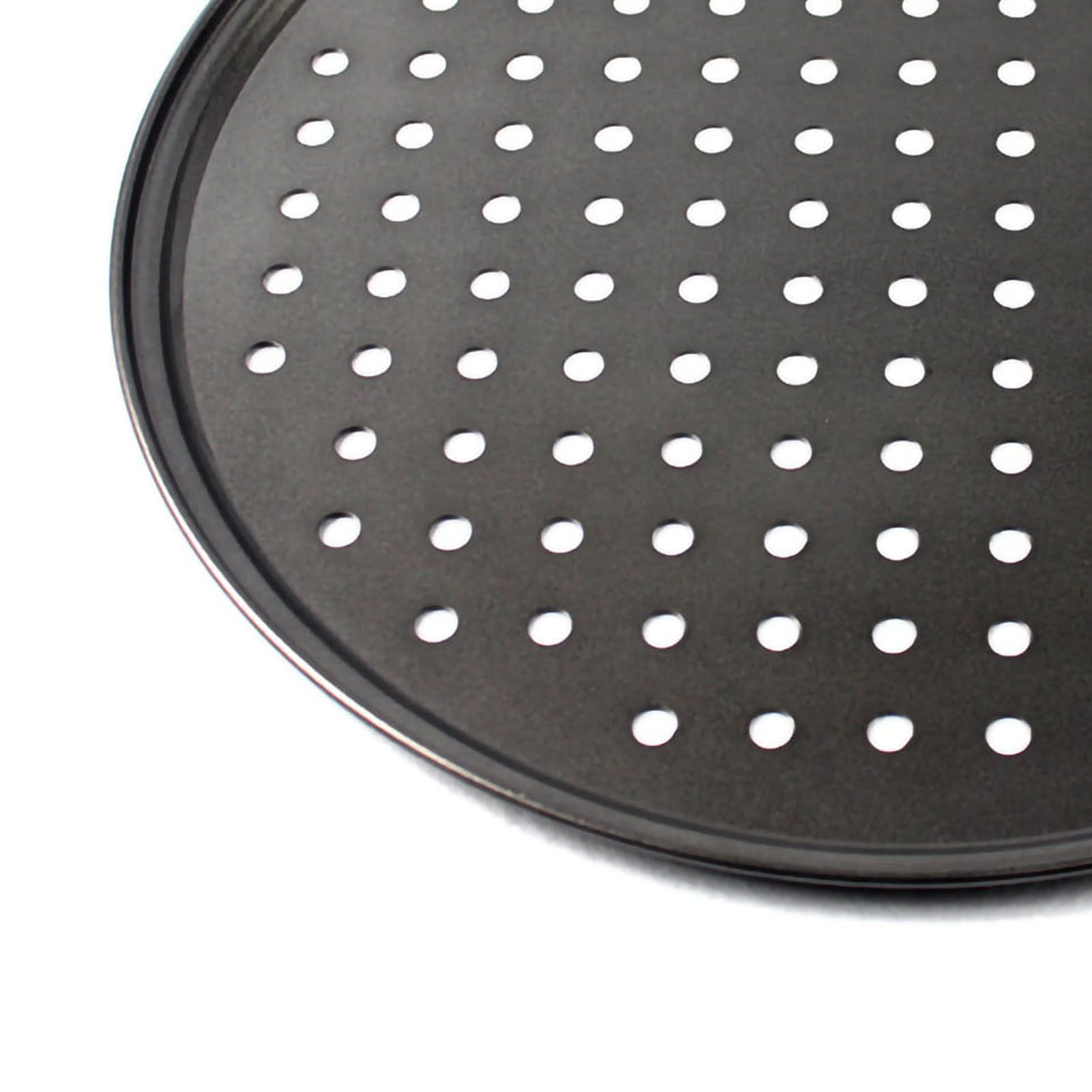 Perforated Pizza Pan Non Stick Baking Easy Unmolding Firm Bottom Vented Pizza Pan 28CM - Image 6