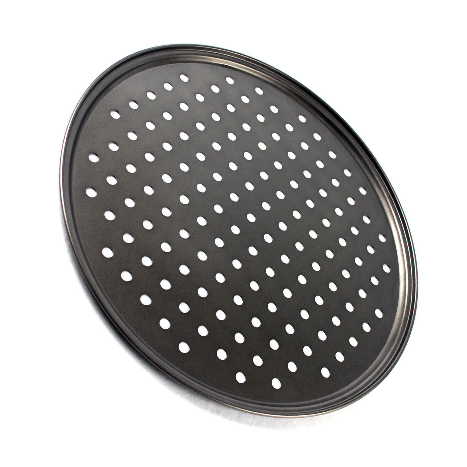 Perforated Pizza Pan Non Stick Baking Easy Unmolding Firm Bottom Vented Pizza Pan 26CM - Image 2