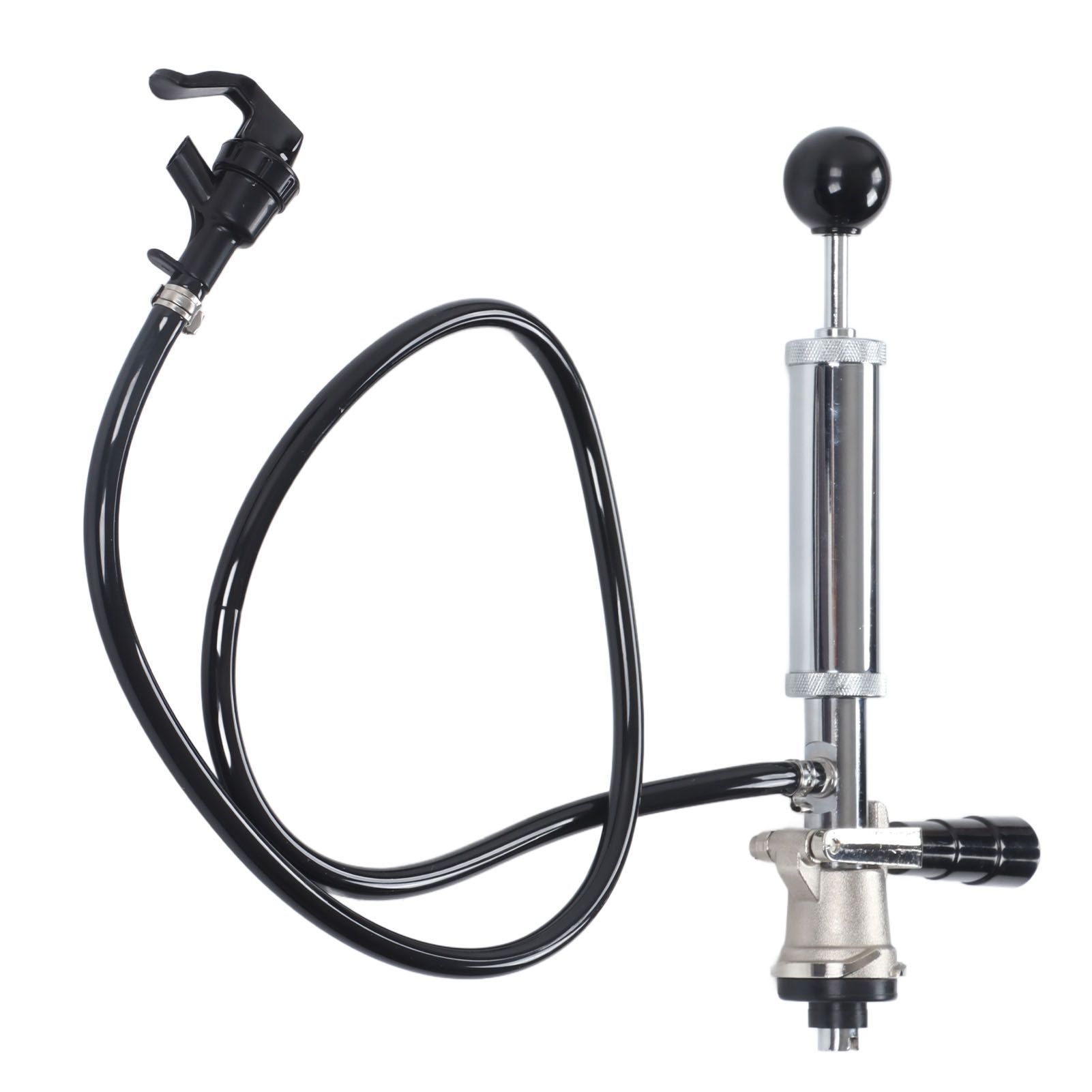 Beer Keg Pump Leakproof Rustproof Stainless Steel Beer Quick Keg Tap Pump S Type Dispenser for Picnic Party Wedding - Image 2