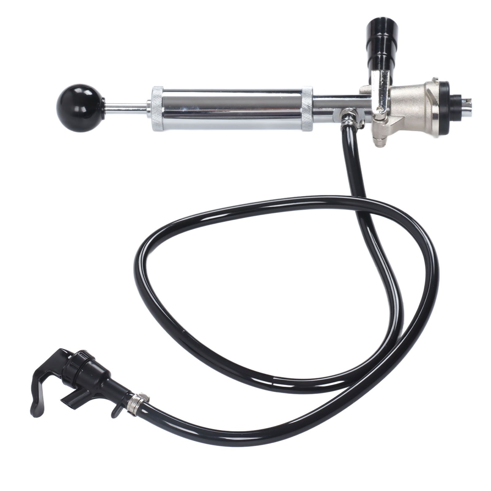 Beer Keg Pump Leakproof Rustproof Stainless Steel Beer Quick Keg Tap Pump S Type Dispenser for Picnic Party Wedding - Image 3