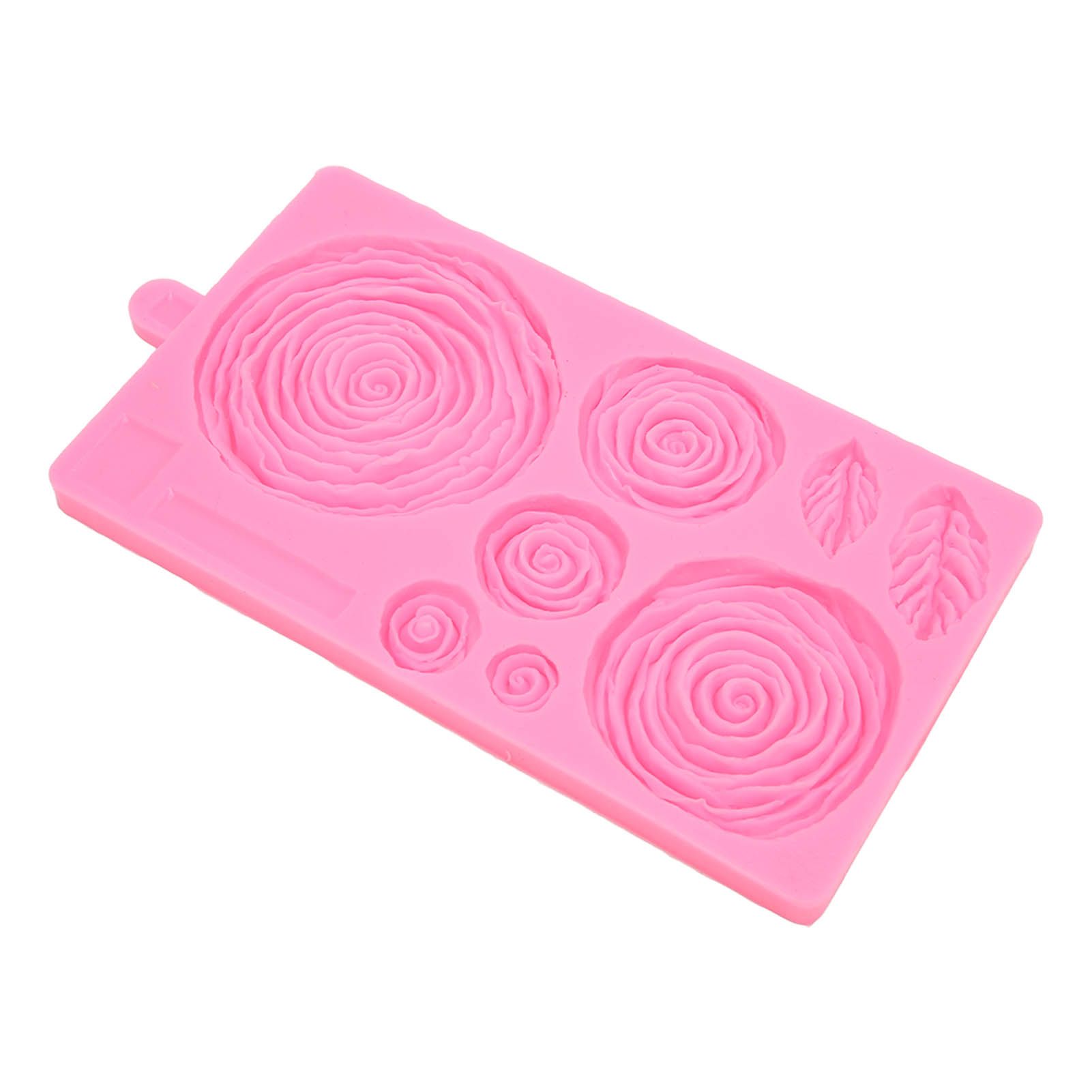 Roses Mold Stick Proof Toxic Free Odorless Dishwasher Safe Silicone Leaf Flower Mould for DIY Cake Chocolate - Image 3