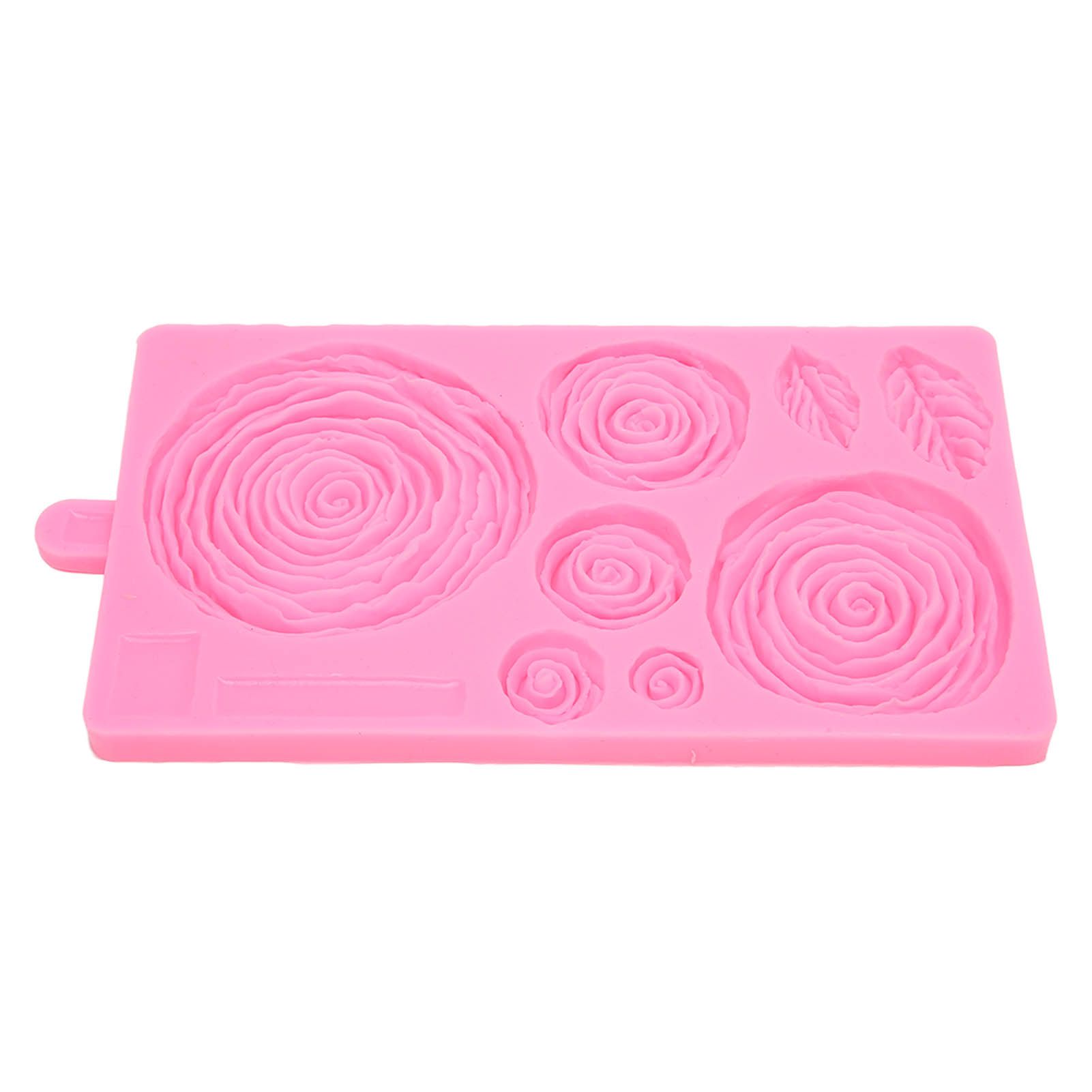 Roses Mold Stick Proof Toxic Free Odorless Dishwasher Safe Silicone Leaf Flower Mould for DIY Cake Chocolate - Image 5