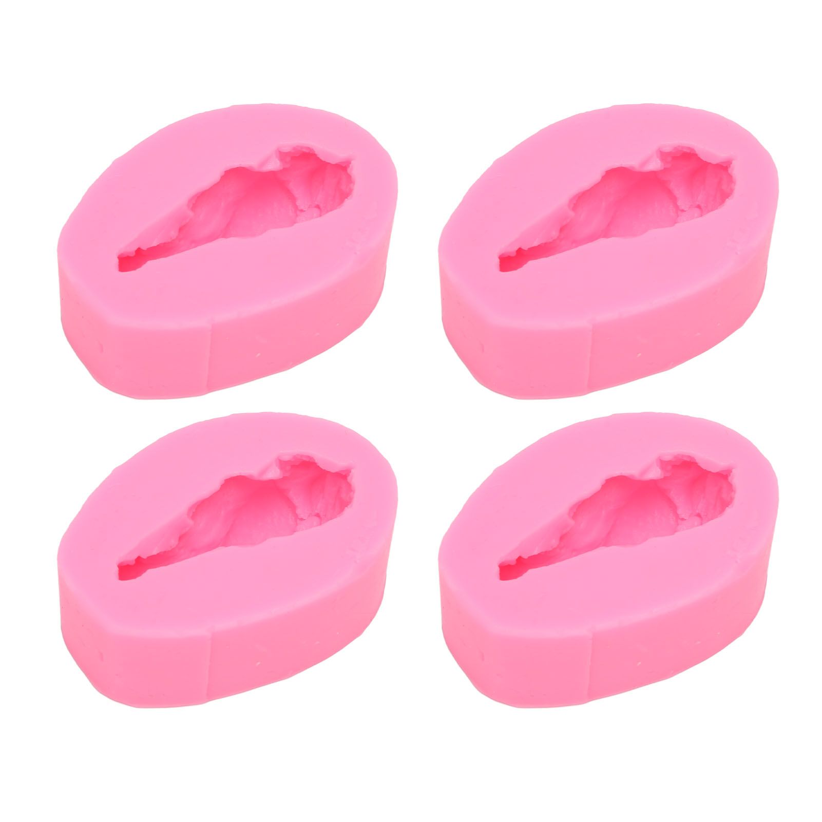 4 Pcs Silicone Mold Drumstick Shape Fondant Silicone Mold Chocolate Cake Decorating Mold DIY Pastry Baking Mold - Image 2