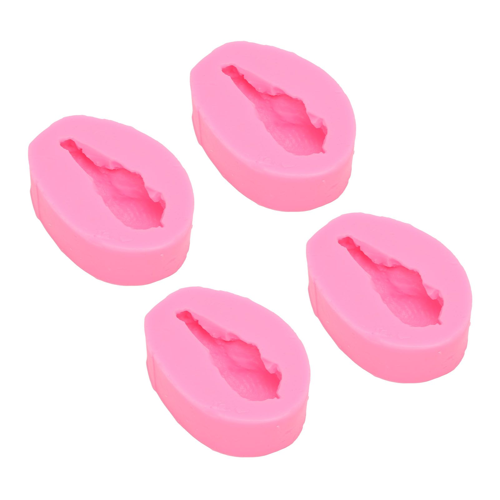 4 Pcs Silicone Mold Drumstick Shape Fondant Silicone Mold Chocolate Cake Decorating Mold DIY Pastry Baking Mold - Image 4