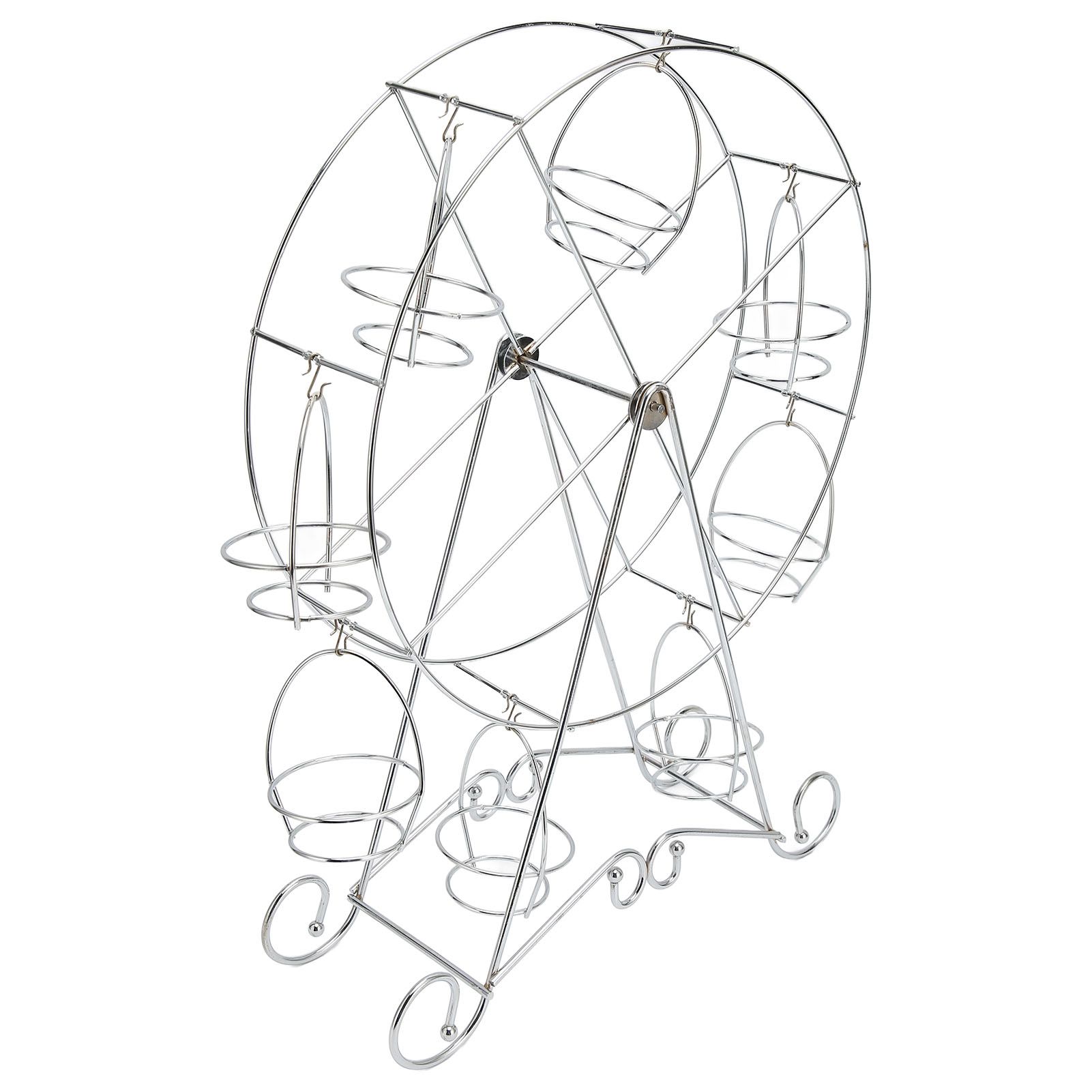 Ferris Wheel Cupcake Stand 8 Cups Dessert Carrier Display Holder for Restaurants Dessert Shops Theme Party - Image 2