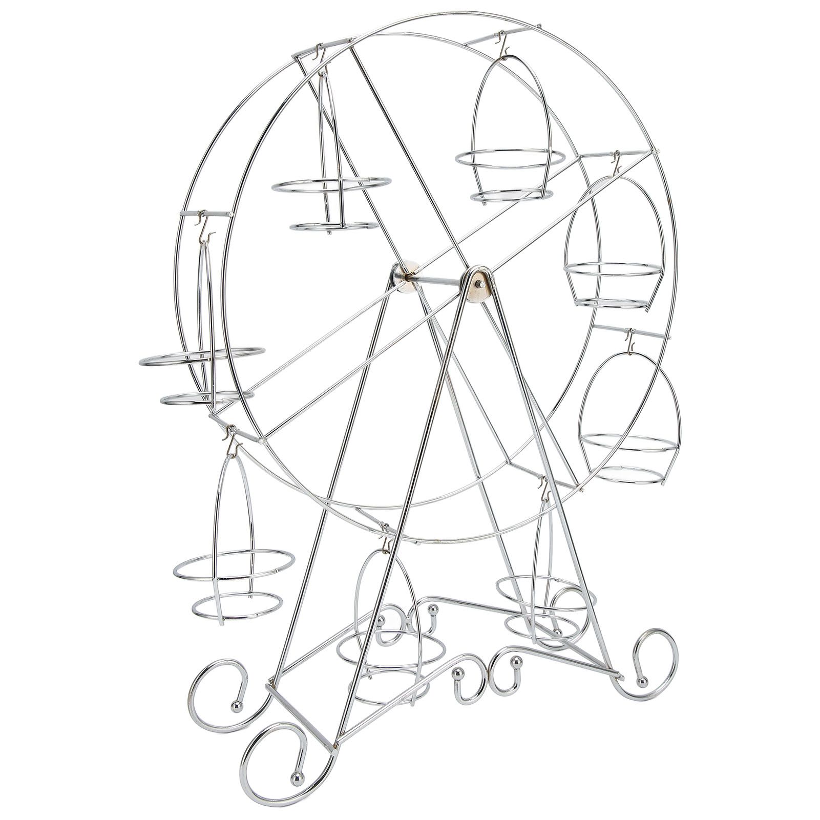 Ferris Wheel Cupcake Stand 8 Cups Dessert Carrier Display Holder for Restaurants Dessert Shops Theme Party - Image 3