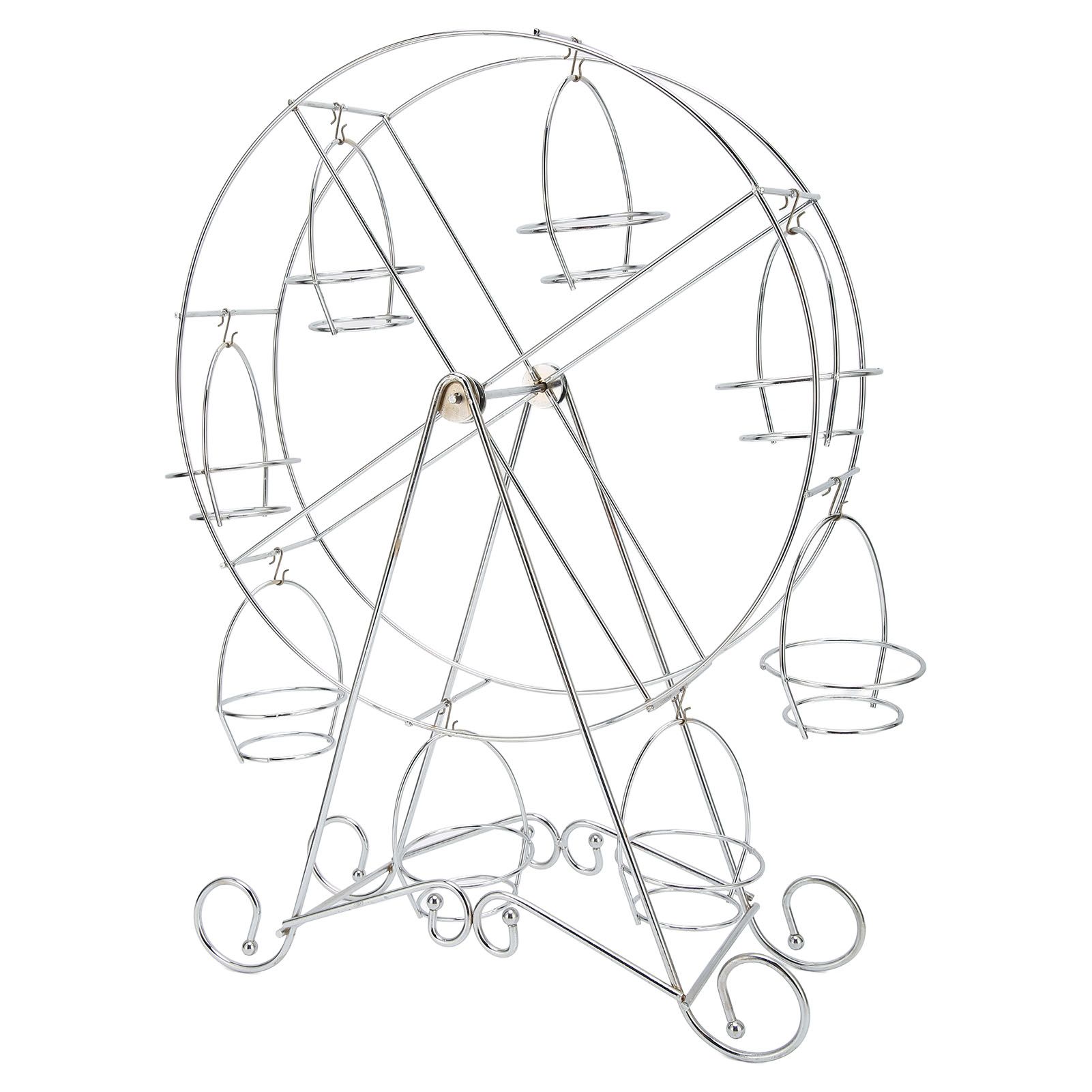 Ferris Wheel Cupcake Stand 8 Cups Dessert Carrier Display Holder for Restaurants Dessert Shops Theme Party - Image 5
