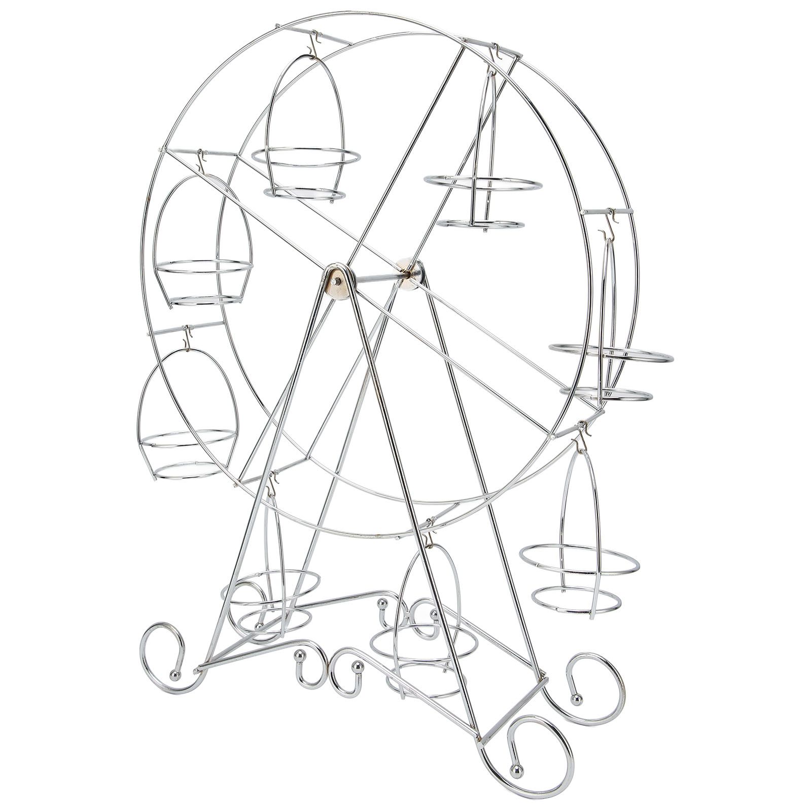 Ferris Wheel Cupcake Stand 8 Cups Dessert Carrier Display Holder for Restaurants Dessert Shops Theme Party - Image 8