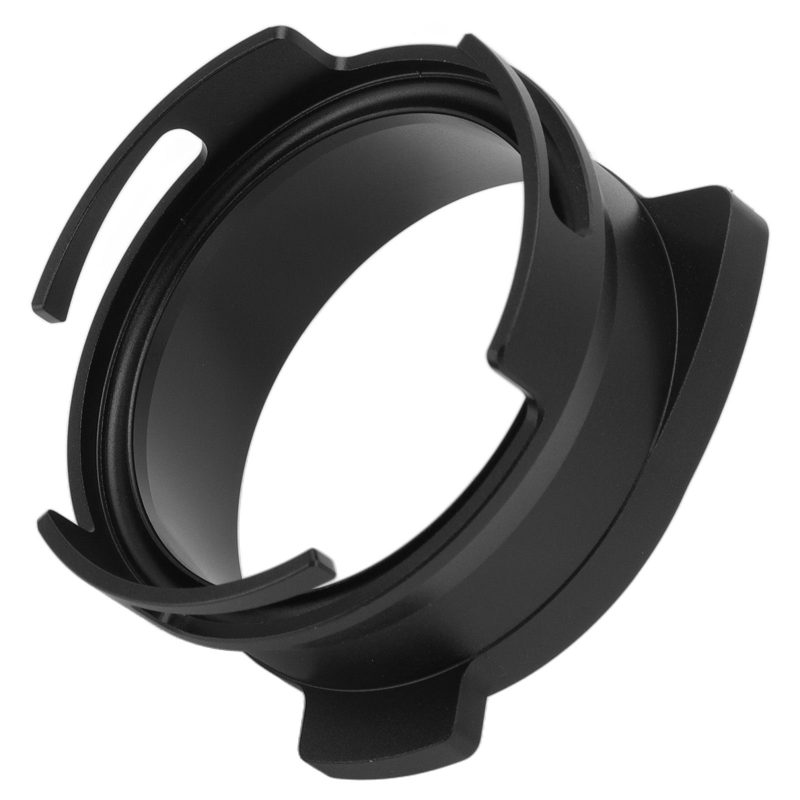 54mm Coffee Portafilter Dosing Funnel Aluminum Alloy Rotatable Dosing Funnel Coffee Machine Accessories Black - Image 3