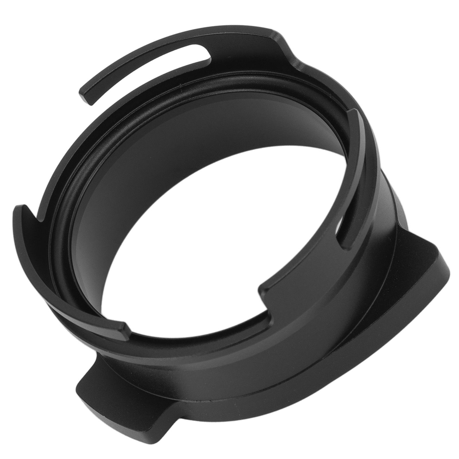 54mm Coffee Portafilter Dosing Funnel Aluminum Alloy Rotatable Dosing Funnel Coffee Machine Accessories Black - Image 8