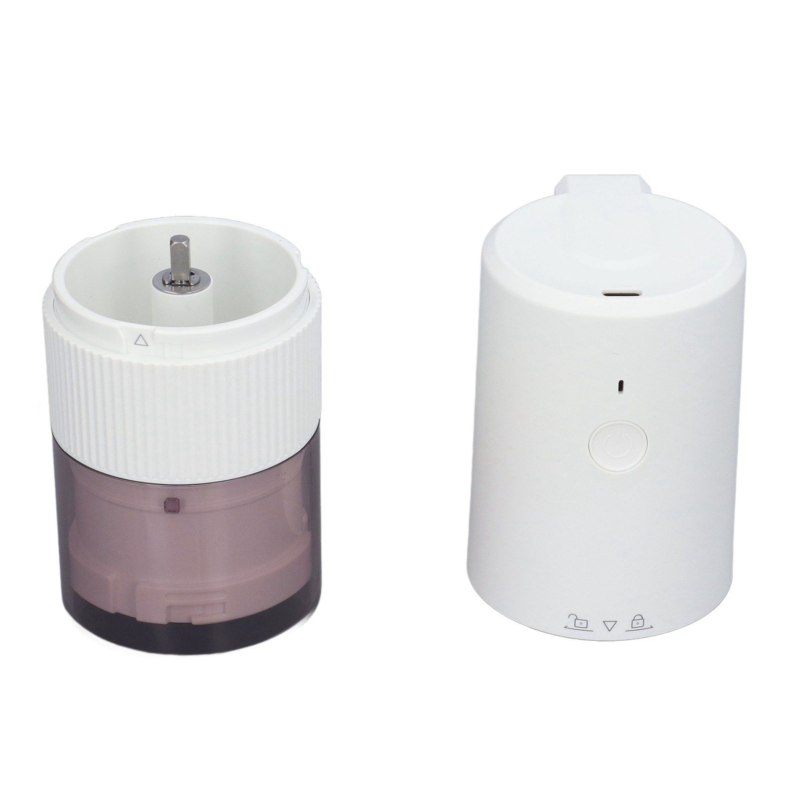 Electric Coffee Grinder Home Travel Portable USB Rechargeable Wireless Mini Electric Automatic Cone Coffee Grinder White - Image 8