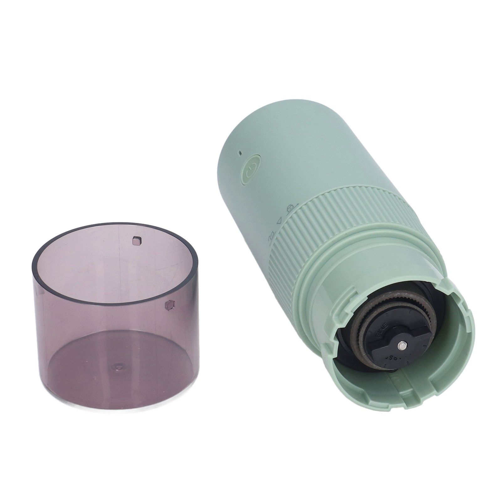 Electric Coffee Grinder Home Travel Portable USB Rechargeable Wireless Mini Electric Automatic Cone Coffee Grinder Green - Image 4
