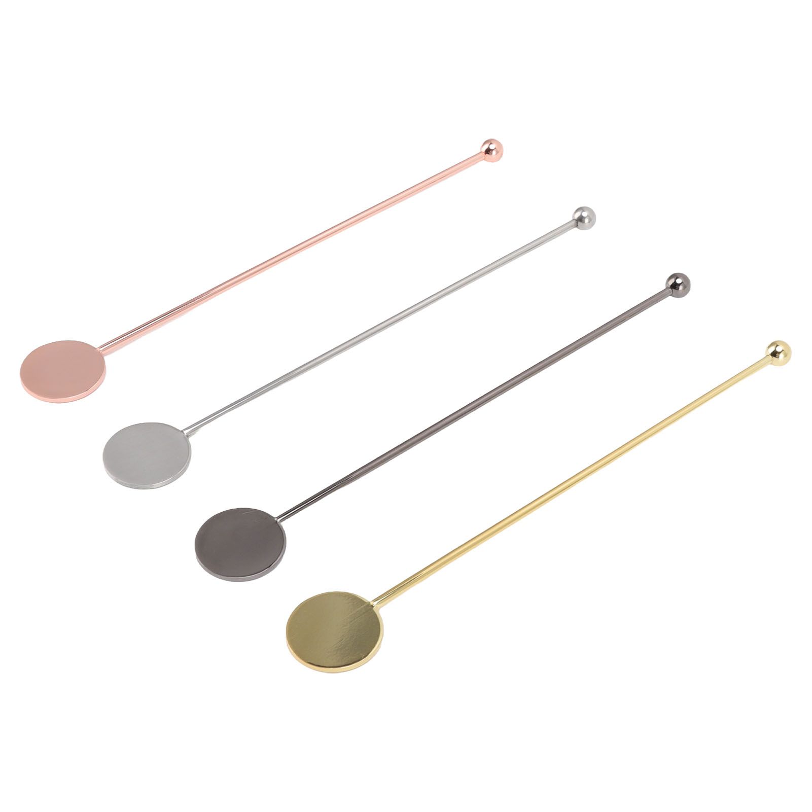 4pcs Stainless Steel Cocktail Layering Stick Coffee Beverage Stirrers Stick for Restaurants Milk Tea Shop - Image 5