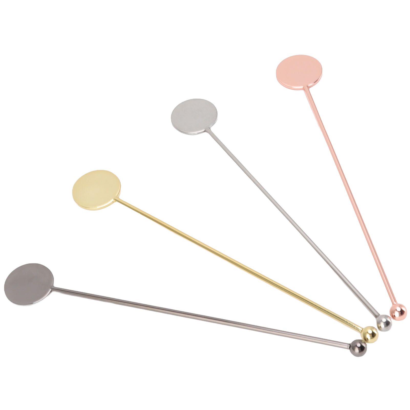 4pcs Stainless Steel Cocktail Layering Stick Coffee Beverage Stirrers Stick for Restaurants Milk Tea Shop - Image 6