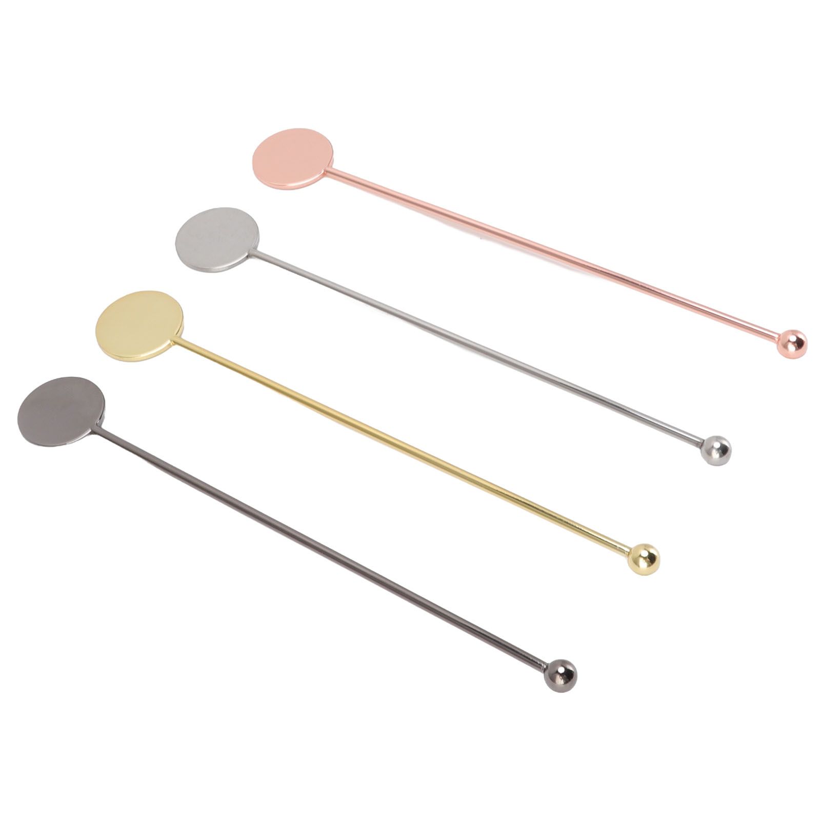 4pcs Stainless Steel Cocktail Layering Stick Coffee Beverage Stirrers Stick for Restaurants Milk Tea Shop - Image 7