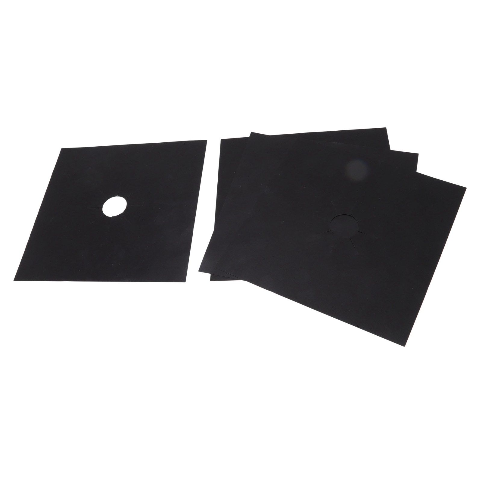 4Pcs Stove Burner Cover PTFE Coating Non Stick Gas Range Stove Top Protector Pad for Kitchen Cooking Black 27x27cm 0.1mm - Image 7