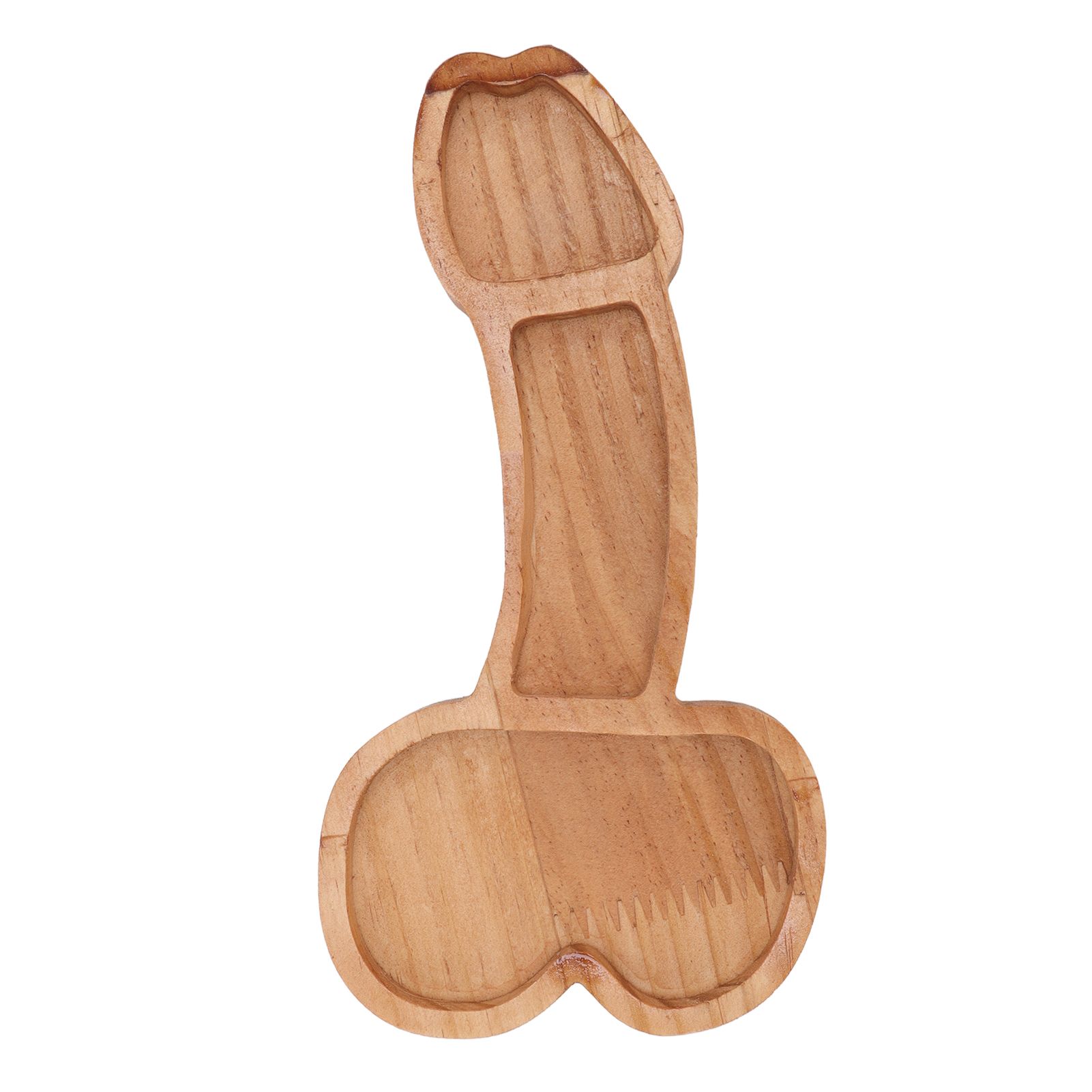 Aperitif Board Composite Wood Trumpet Shape Cooked Food Platter for Housewarming Gift Left - Image 1