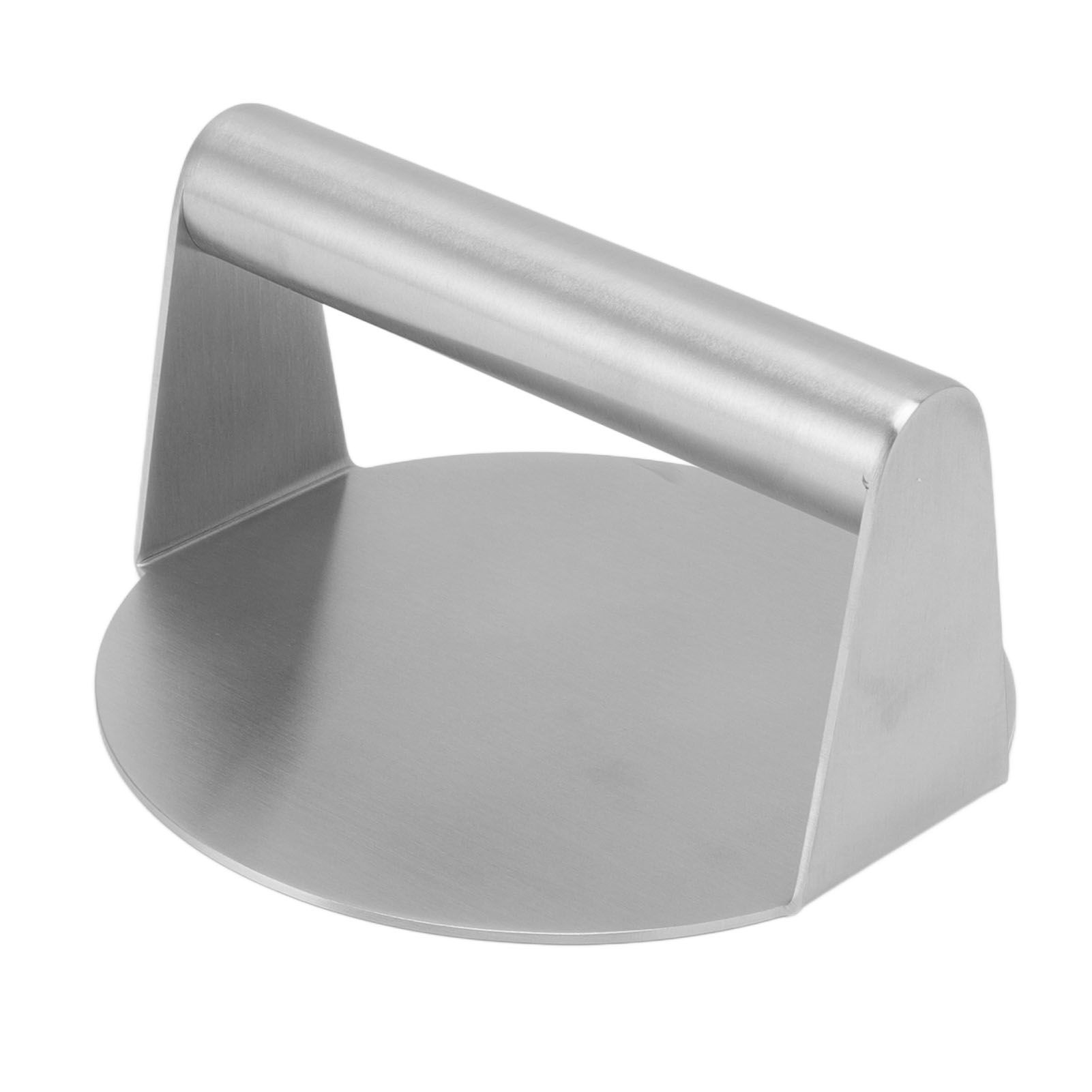 Meat Press Manual Stick Free Comfortable Handle 304 Stainless Steel Round Burger Press for Bacon Steak Grilling - Image 3