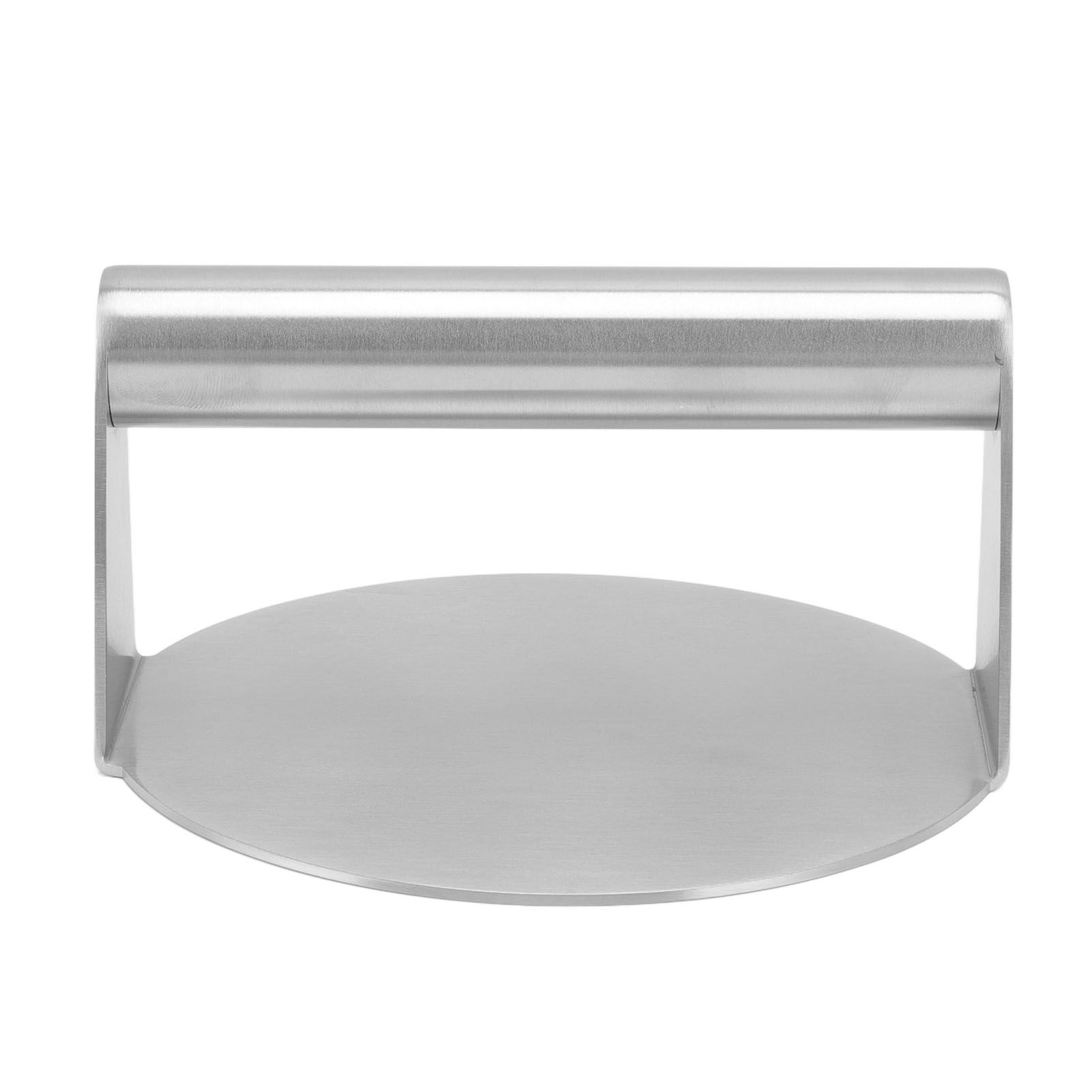 Meat Press Manual Stick Free Comfortable Handle 304 Stainless Steel Round Burger Press for Bacon Steak Grilling - Image 5