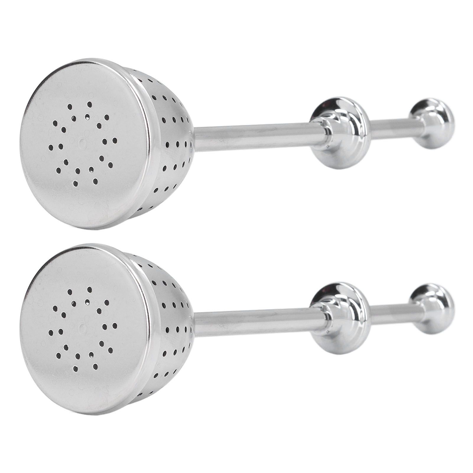 2Pcs Tea Strainer Long Handle Stainless Steel Infuser Filter Reusable Teapot Interval Diffuser - Image 3