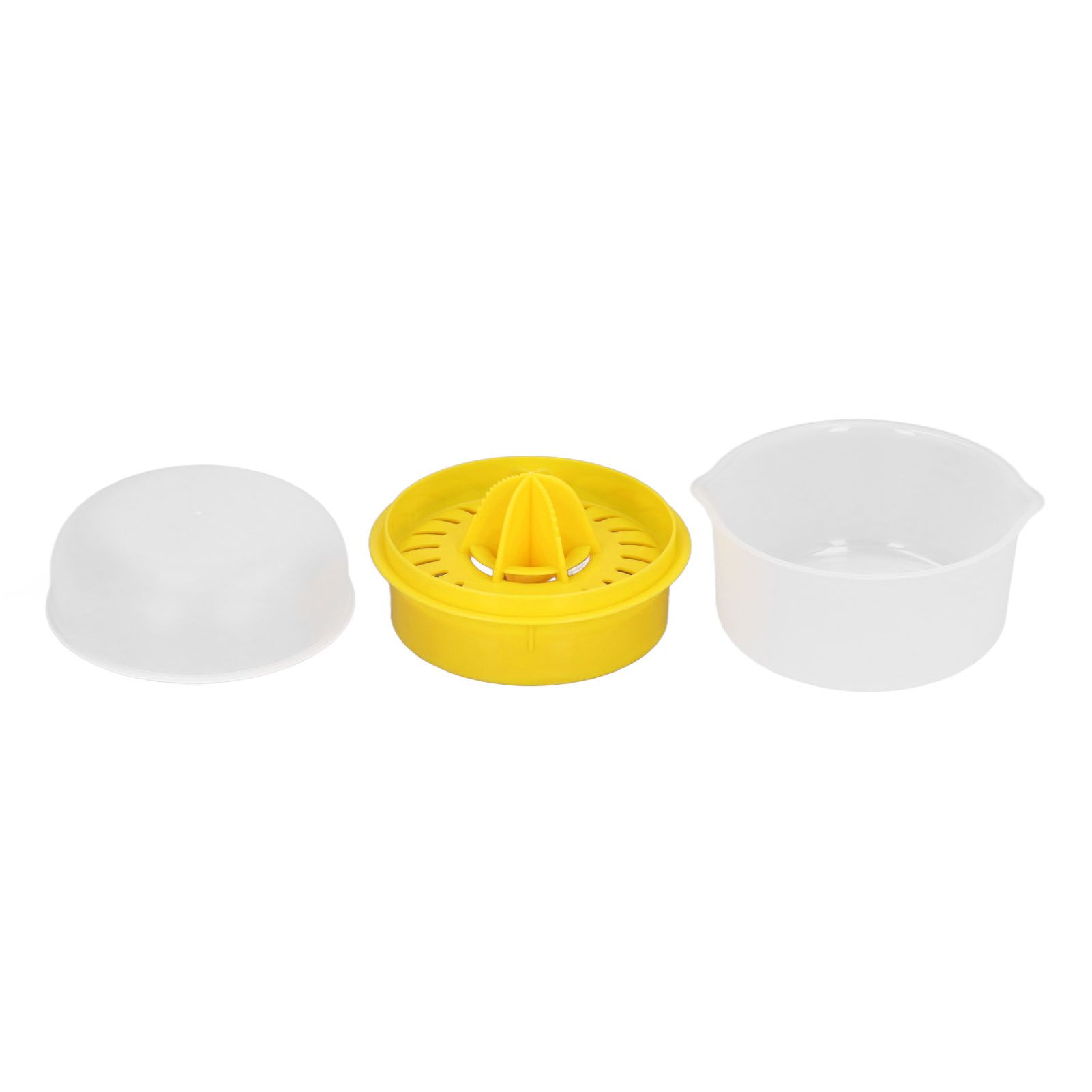Lemon Squeezer 2 in 1 Juicer Juice Press Yolk Separator PP Hand Tool for Fruit Orange - Image 1