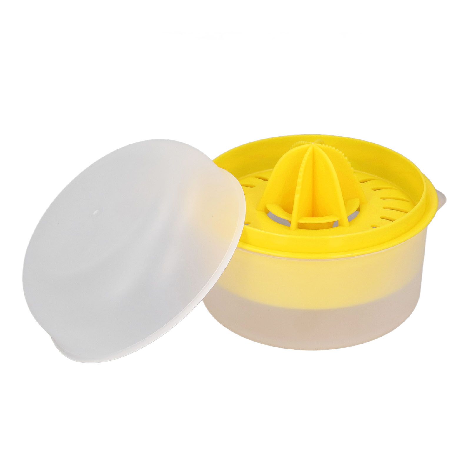 Lemon Squeezer 2 in 1 Juicer Juice Press Yolk Separator PP Hand Tool for Fruit Orange - Image 3