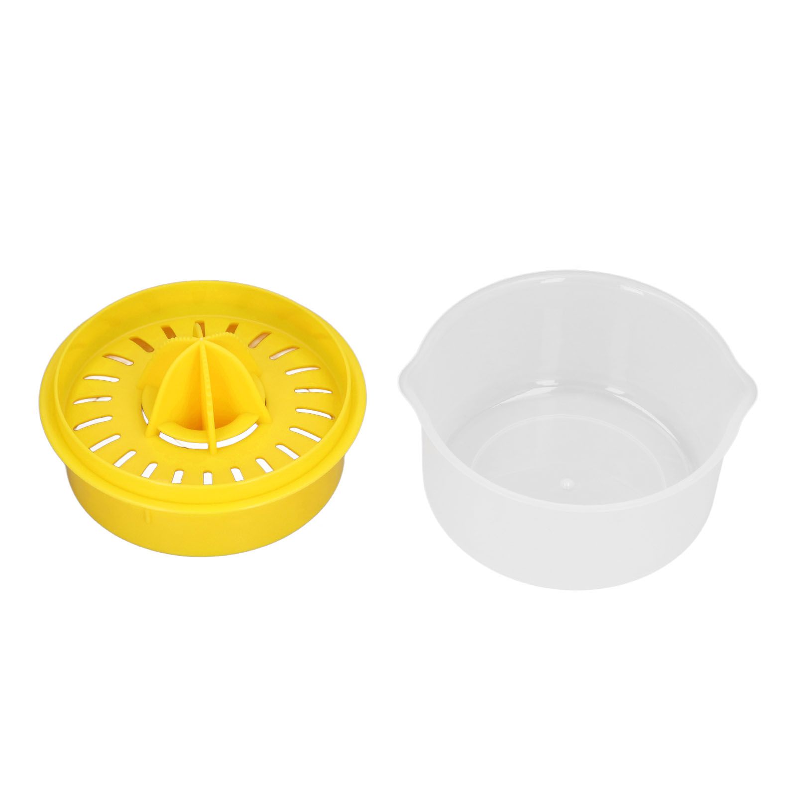 Lemon Squeezer 2 in 1 Juicer Juice Press Yolk Separator PP Hand Tool for Fruit Orange - Image 7