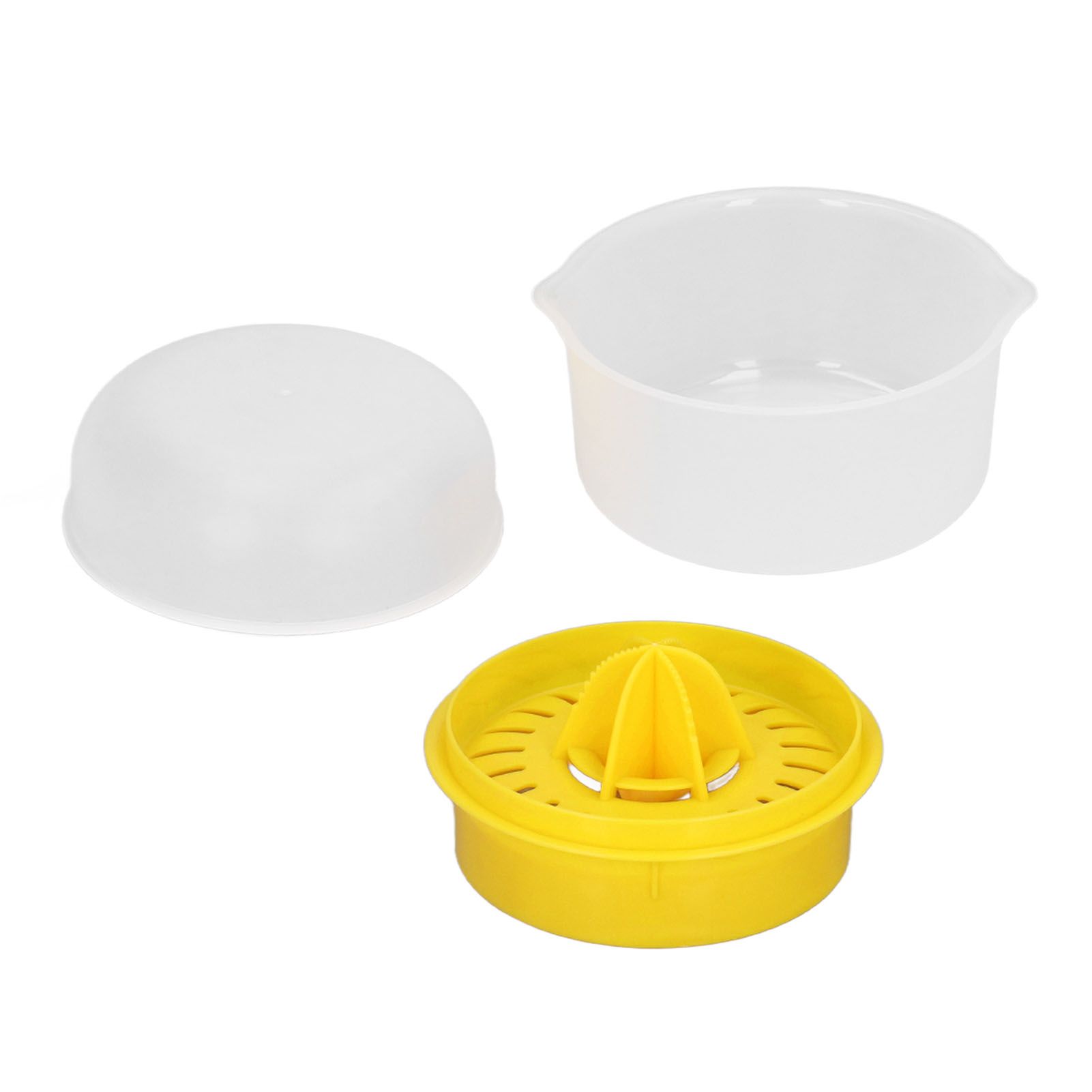 Lemon Squeezer 2 in 1 Juicer Juice Press Yolk Separator PP Hand Tool for Fruit Orange - Image 8