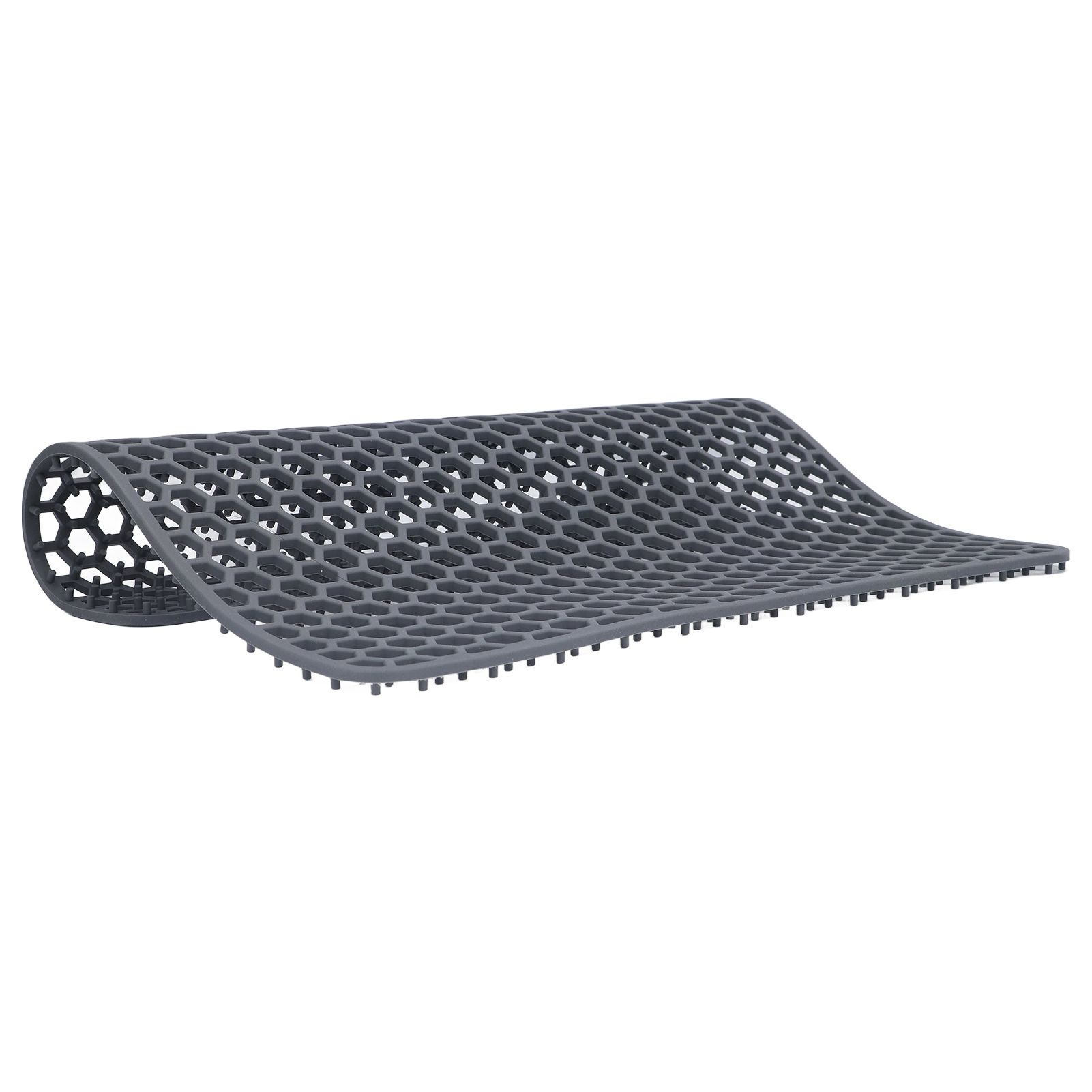 Sink Mat Silicone Durable Grid Design Anti Slip Sink Protection Pad for Kitchen Stainless Steel Ceramic Sinks - Image 2