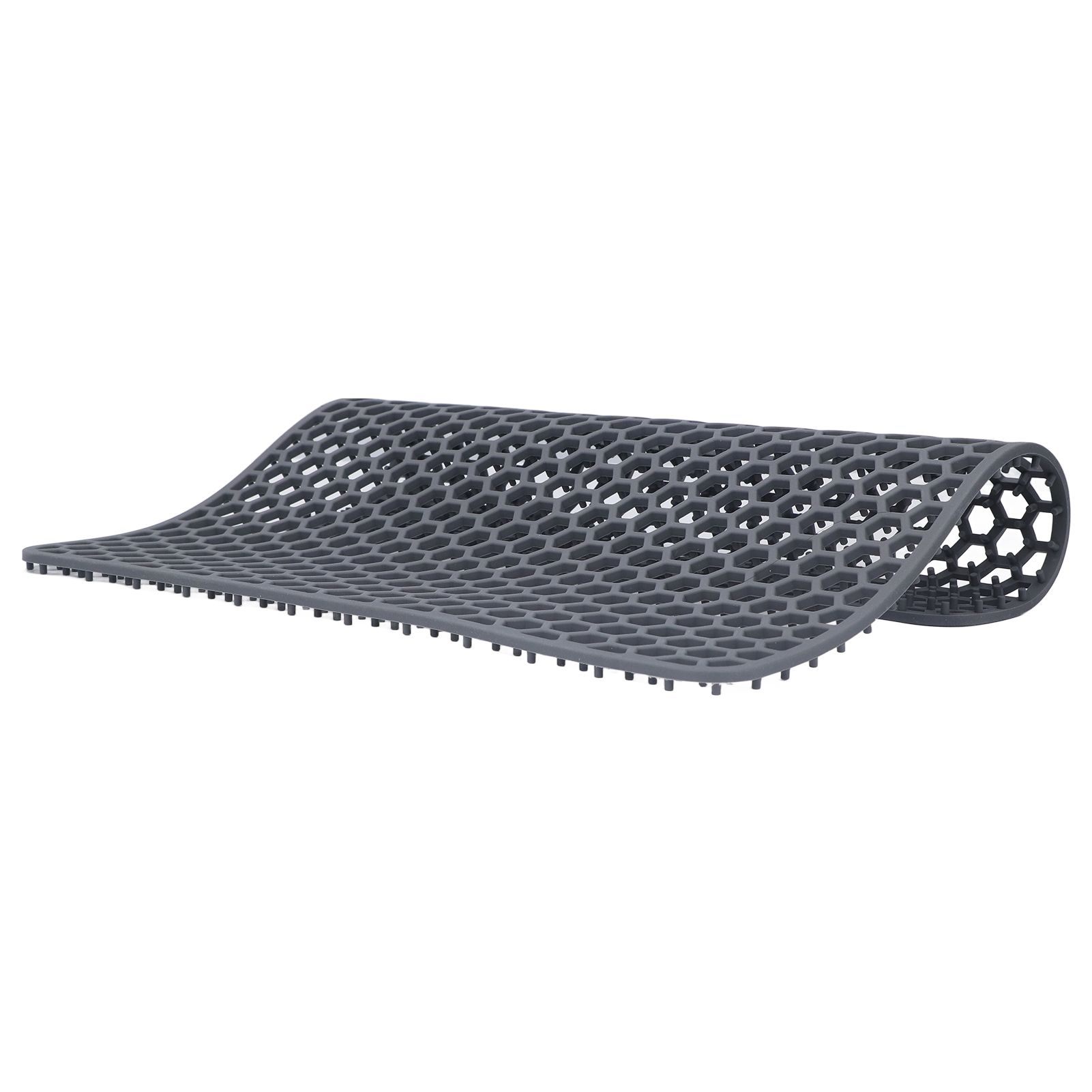 Sink Mat Silicone Durable Grid Design Anti Slip Sink Protection Pad for Kitchen Stainless Steel Ceramic Sinks - Image 3