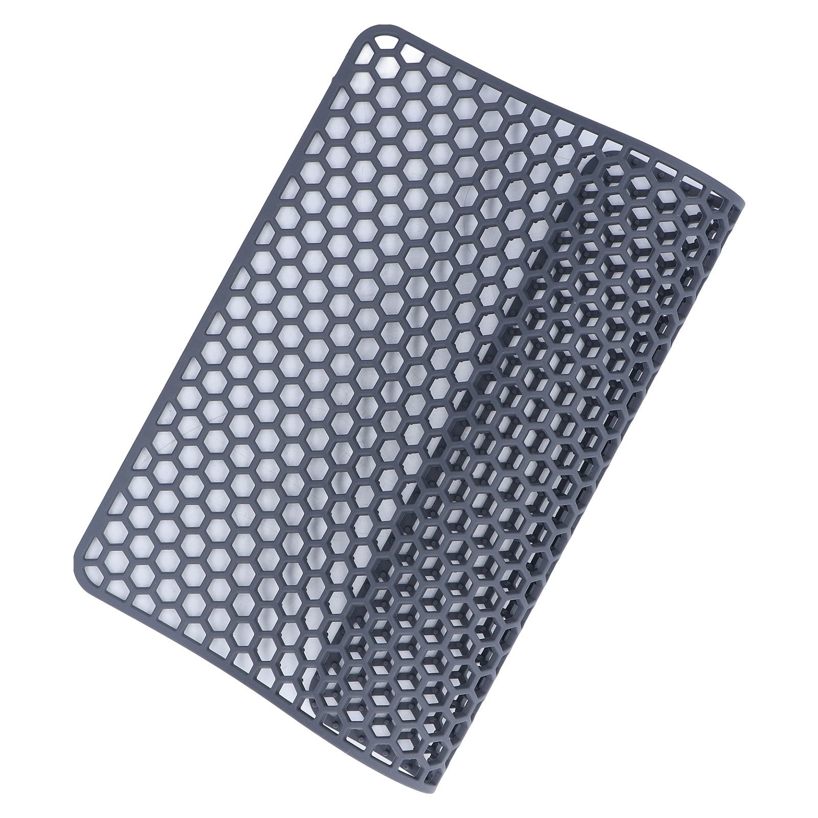 Sink Mat Silicone Durable Grid Design Anti Slip Sink Protection Pad for Kitchen Stainless Steel Ceramic Sinks - Image 4