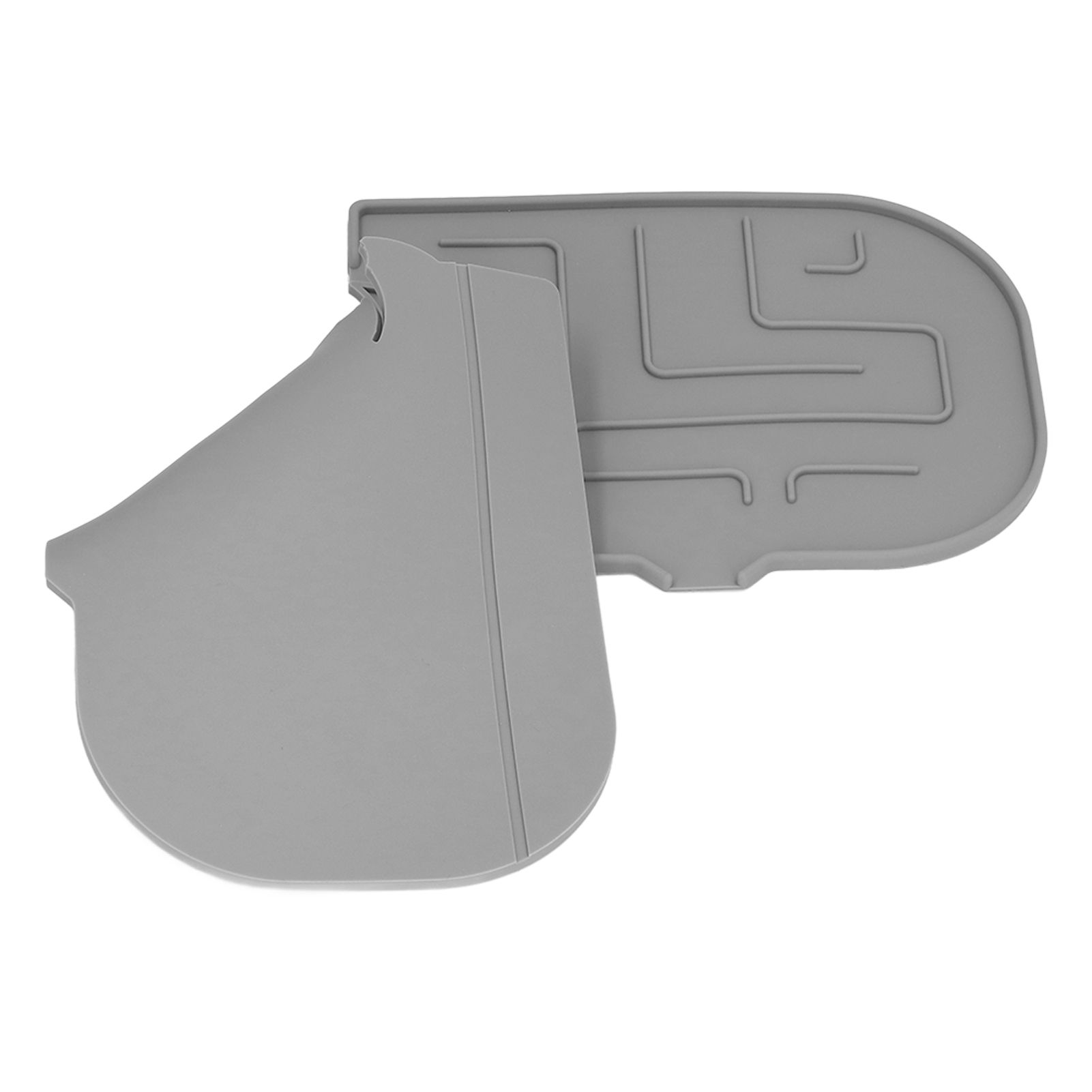 Faucet Handle Drip Catcher Tray Durable Silicone Sink Faucet Mat for Kitchen Bathroom Apartment Hotel Gray - Image 5