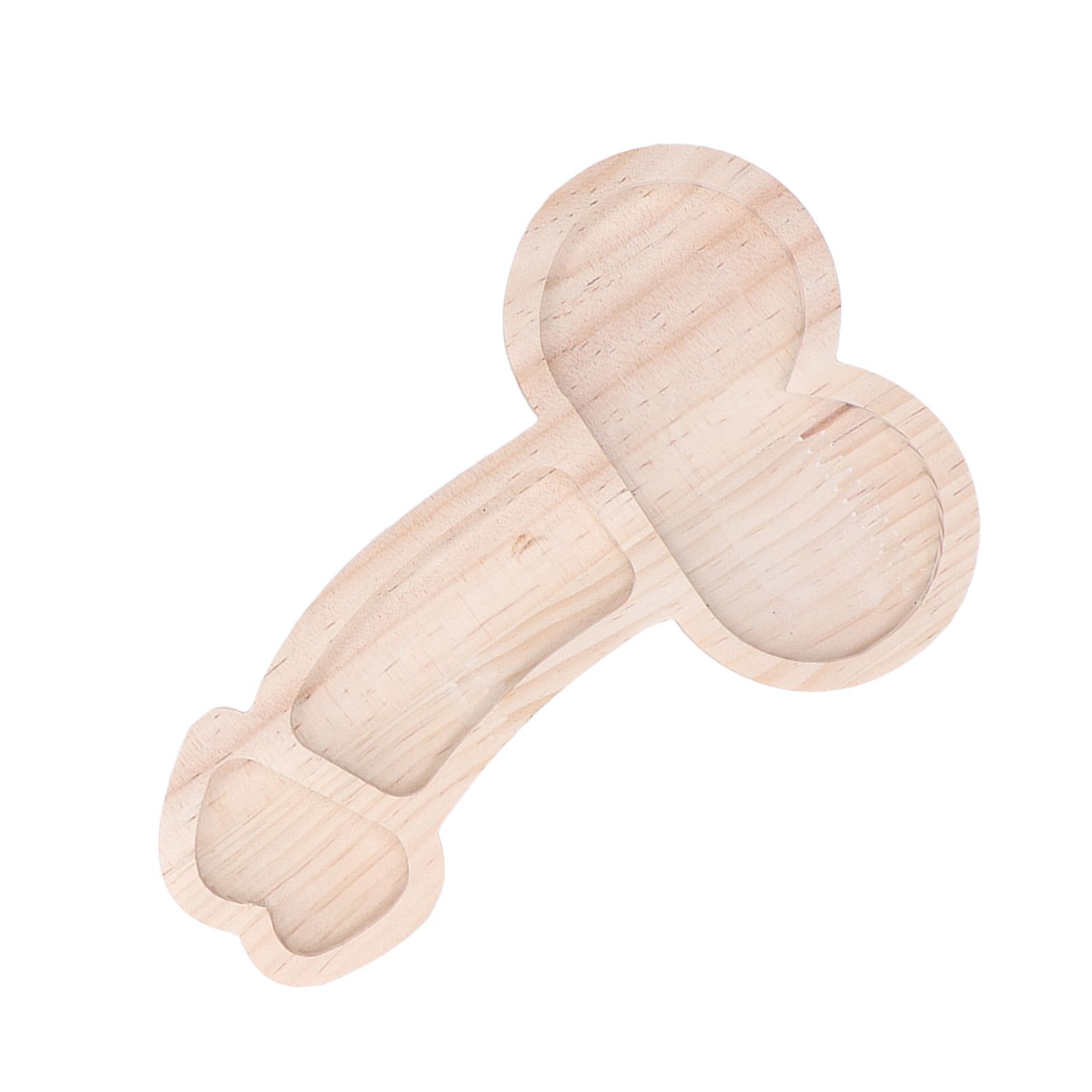 Cheese Plate Novelty 40cm Large Practical Beech Wood Picnic Board Food Platter for Gift Anniversary Party for Restaurant Left - Image 4