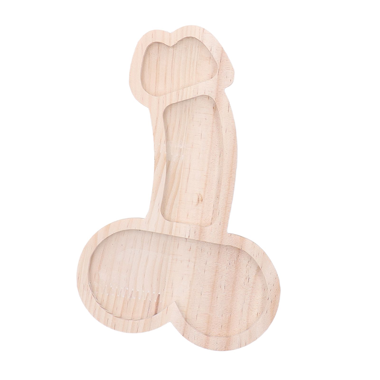 Cheese Plate Novelty 40cm Large Practical Beech Wood Picnic Board Food Platter for Gift Anniversary Party for Restaurant Left - Image 5