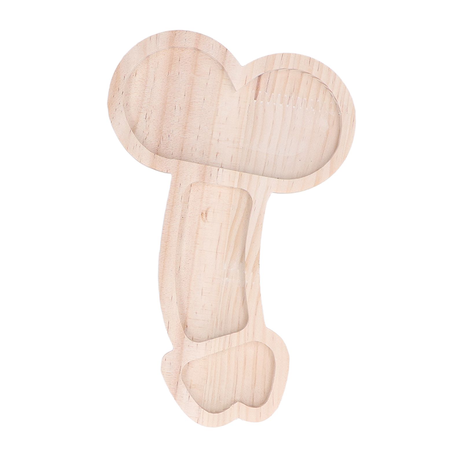 Cheese Plate Novelty 40cm Large Practical Beech Wood Picnic Board Food Platter for Gift Anniversary Party for Restaurant Left - Image 7