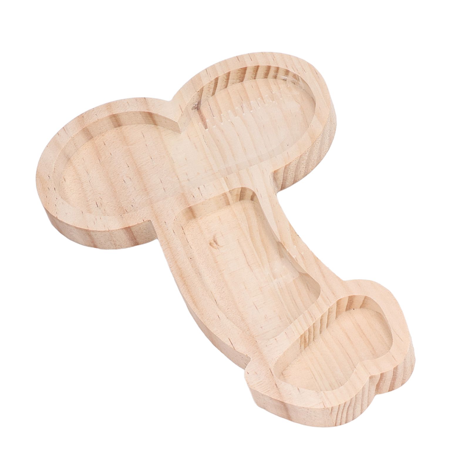 Cheese Plate Novelty 40cm Large Practical Beech Wood Picnic Board Food Platter for Gift Anniversary Party for Restaurant Left - Image 8