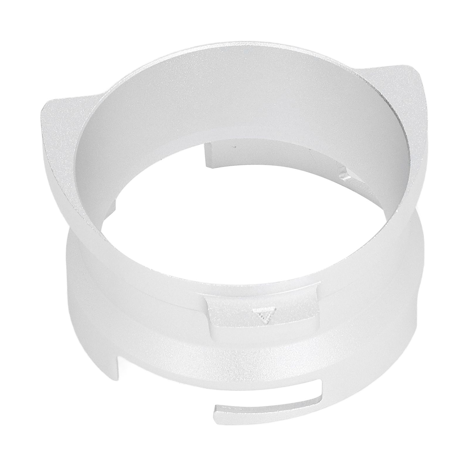 54mm Coffee Portafilter Dosing Funnel Aluminum Alloy Rotatable Dosing Funnel for Coffee Machine Silver - Image 5