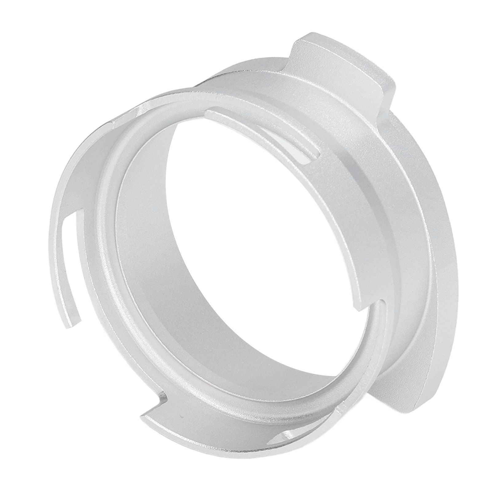 54mm Coffee Portafilter Dosing Funnel Aluminum Alloy Rotatable Dosing Funnel for Coffee Machine Silver - Image 8
