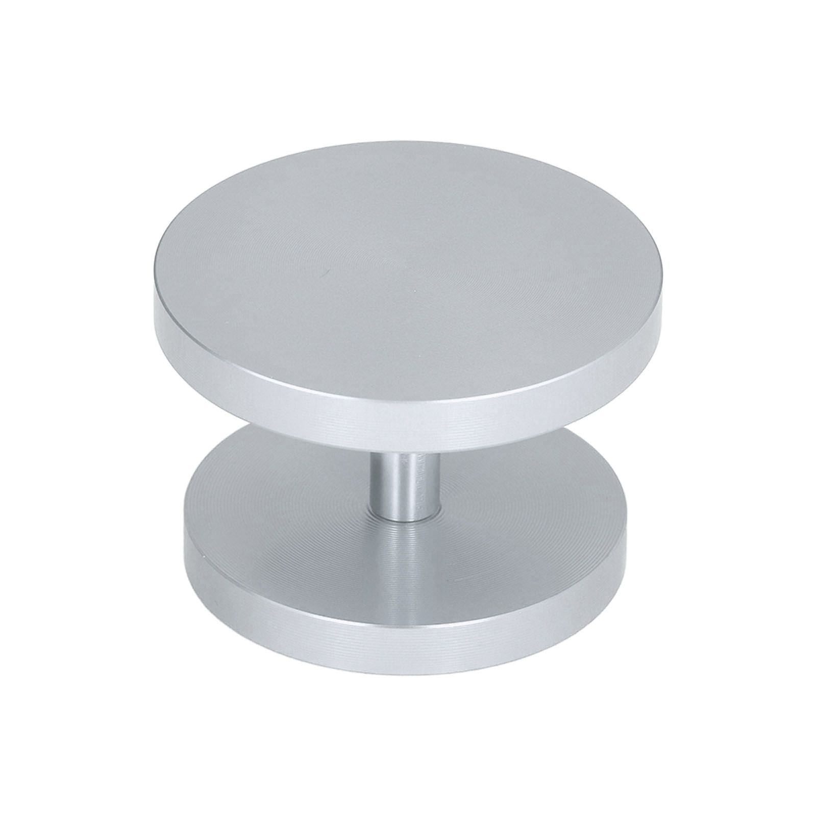 Double Head Coffee Powder Tamper Non Corrosive Aluminum Dual Sided Coffee Powder Hammer for Coffee Silver - Image 1