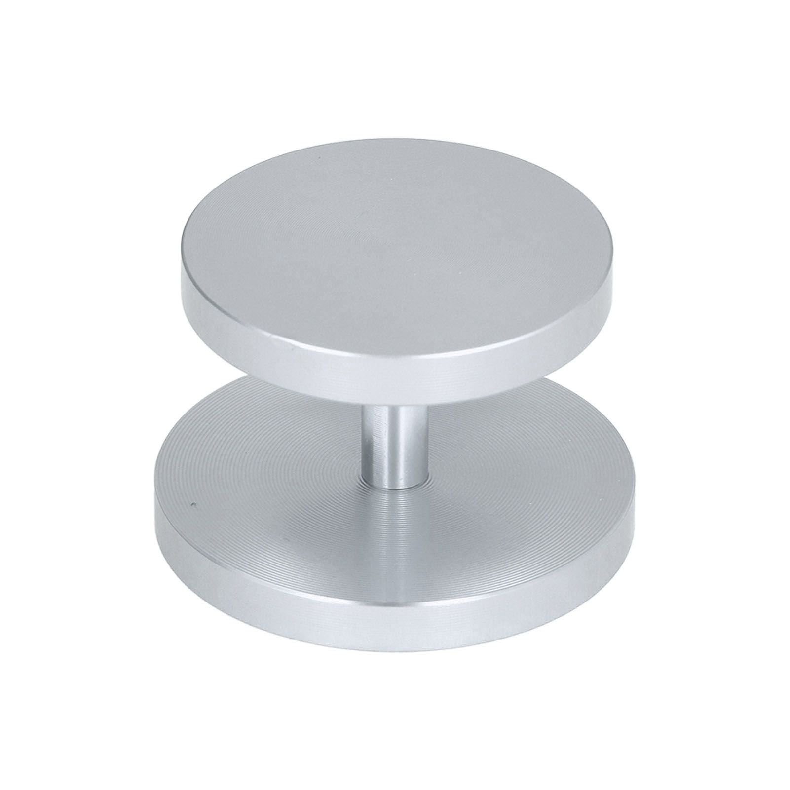 Double Head Coffee Powder Tamper Non Corrosive Aluminum Dual Sided Coffee Powder Hammer for Coffee Silver - Image 2