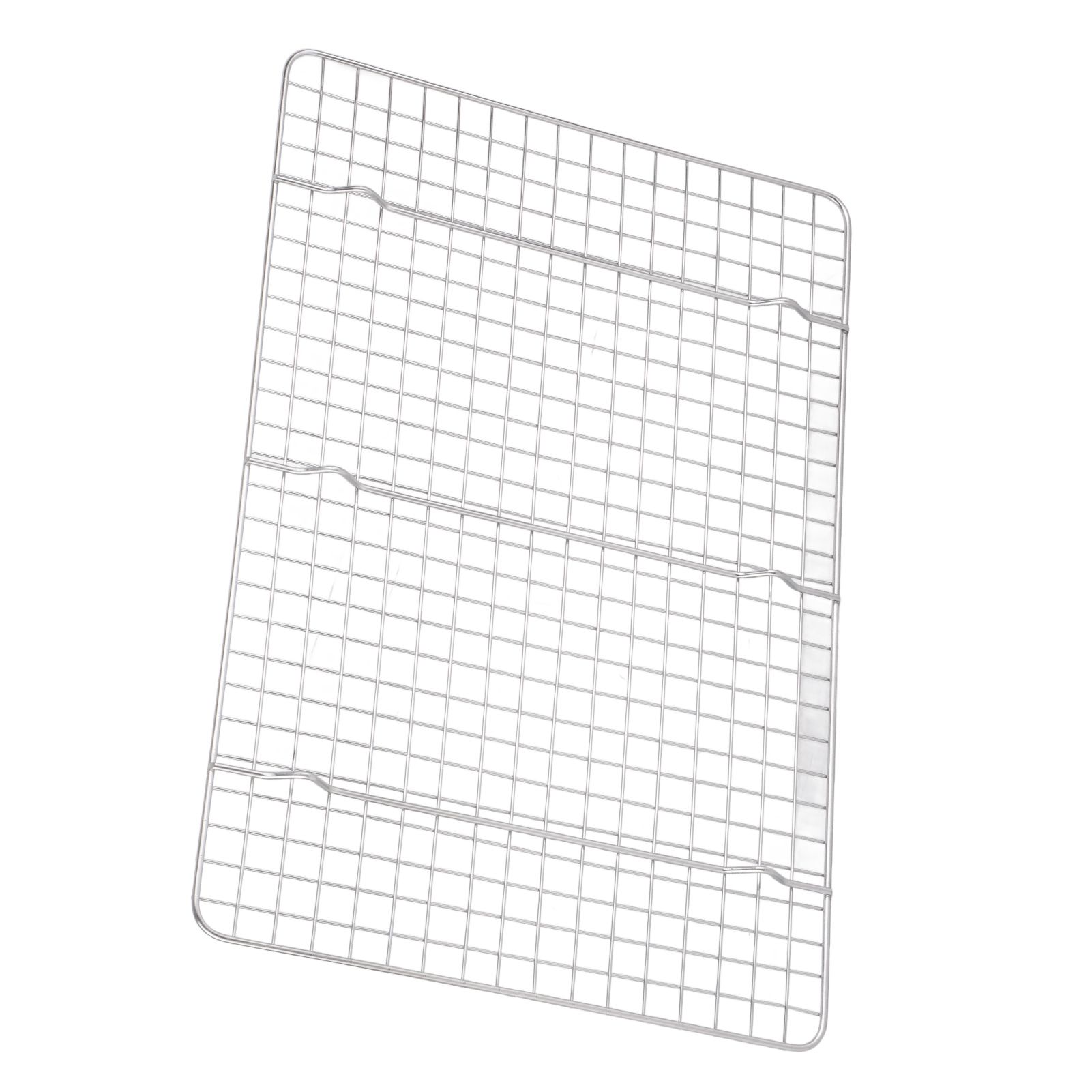 Checkered Cooling Rack 304 Stainless Steel Grid Deformation Resistance Baking Wire Rack for Home Bakery Bread Cake Cooky - Image 2