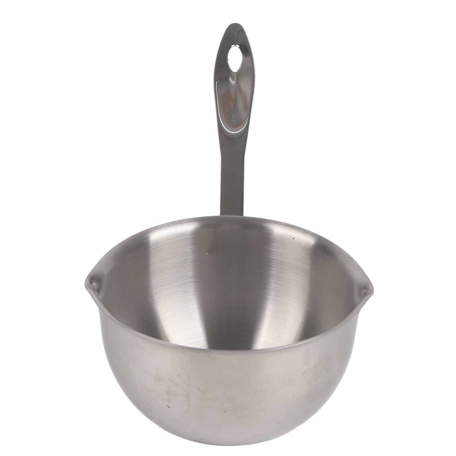 Butter Warmer Pot All in One Flat Induction Bottom Stainless Steel Mini Butter Hot Pot Milk Pot Small Saucepan 300ML - Image 5