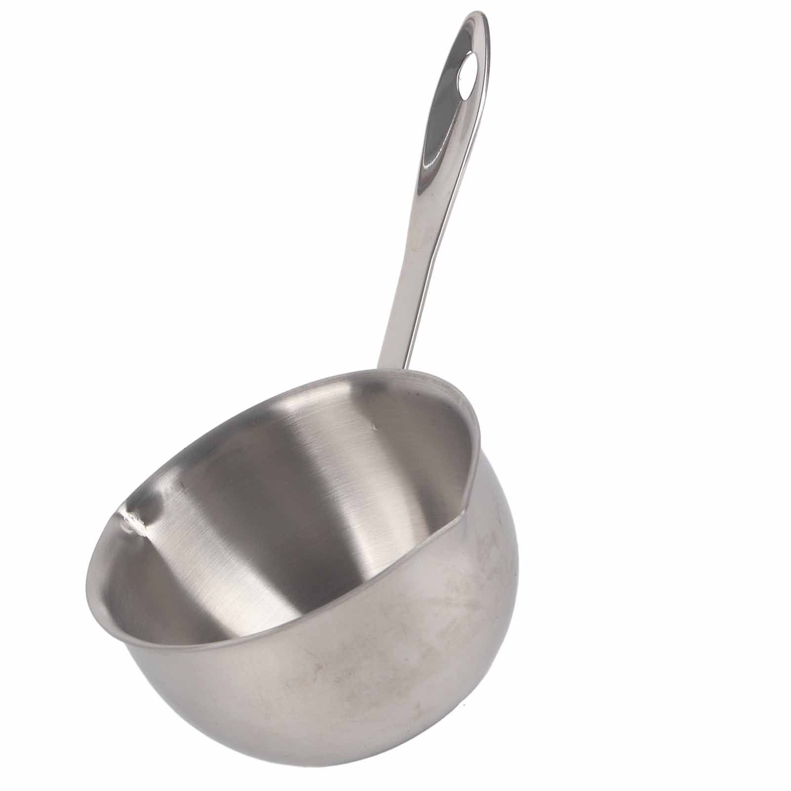 Butter Warmer Pot All in One Flat Induction Bottom Stainless Steel Mini Butter Hot Pot Milk Pot Small Saucepan 300ML - Image 6