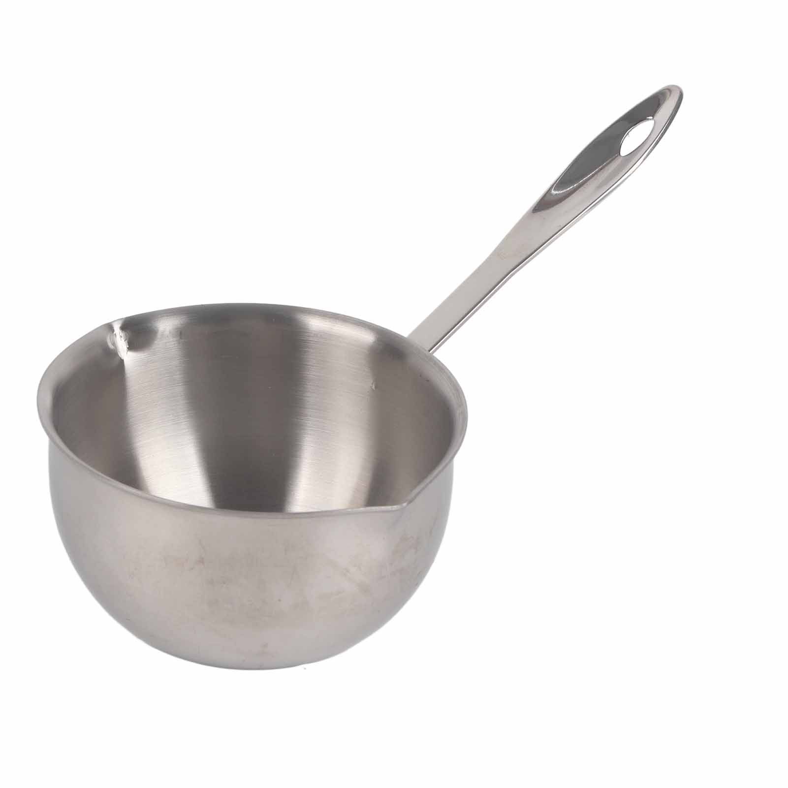 Butter Warmer Pot All in One Flat Induction Bottom Stainless Steel Mini Butter Hot Pot Milk Pot Small Saucepan 300ML - Image 7