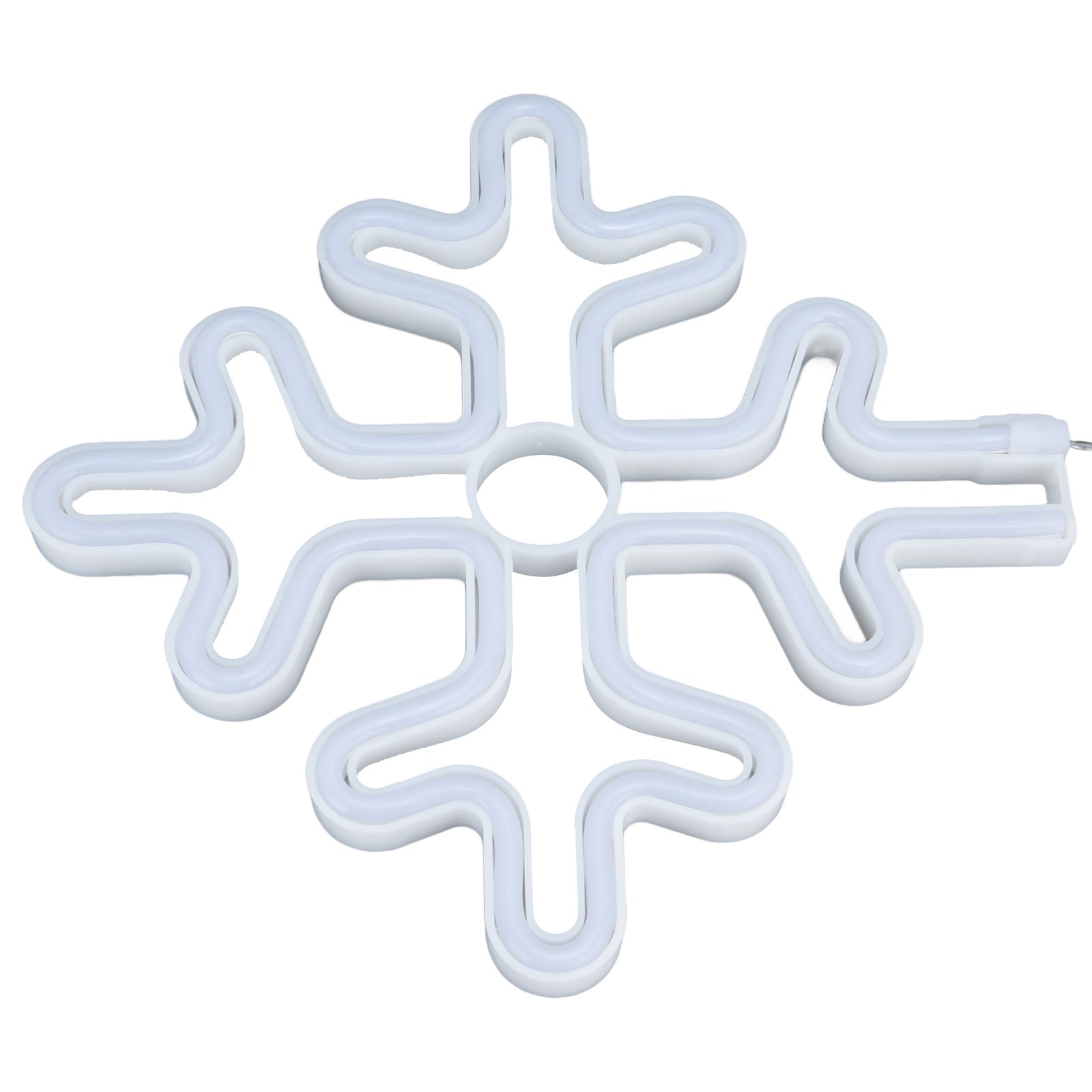 70in Neon Sign Romantic Christmas Snowflake Battery USB Powered LED Neon Light Decoration for Christmas Decoration 5V - Image 6