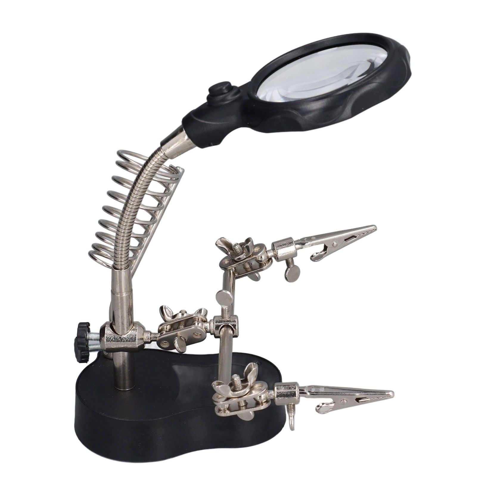 Soldering Station Magnifier Auxiliary Clip Stand Desktop Magnifying Glasses for Small Items Miniatures Projects - Image 2